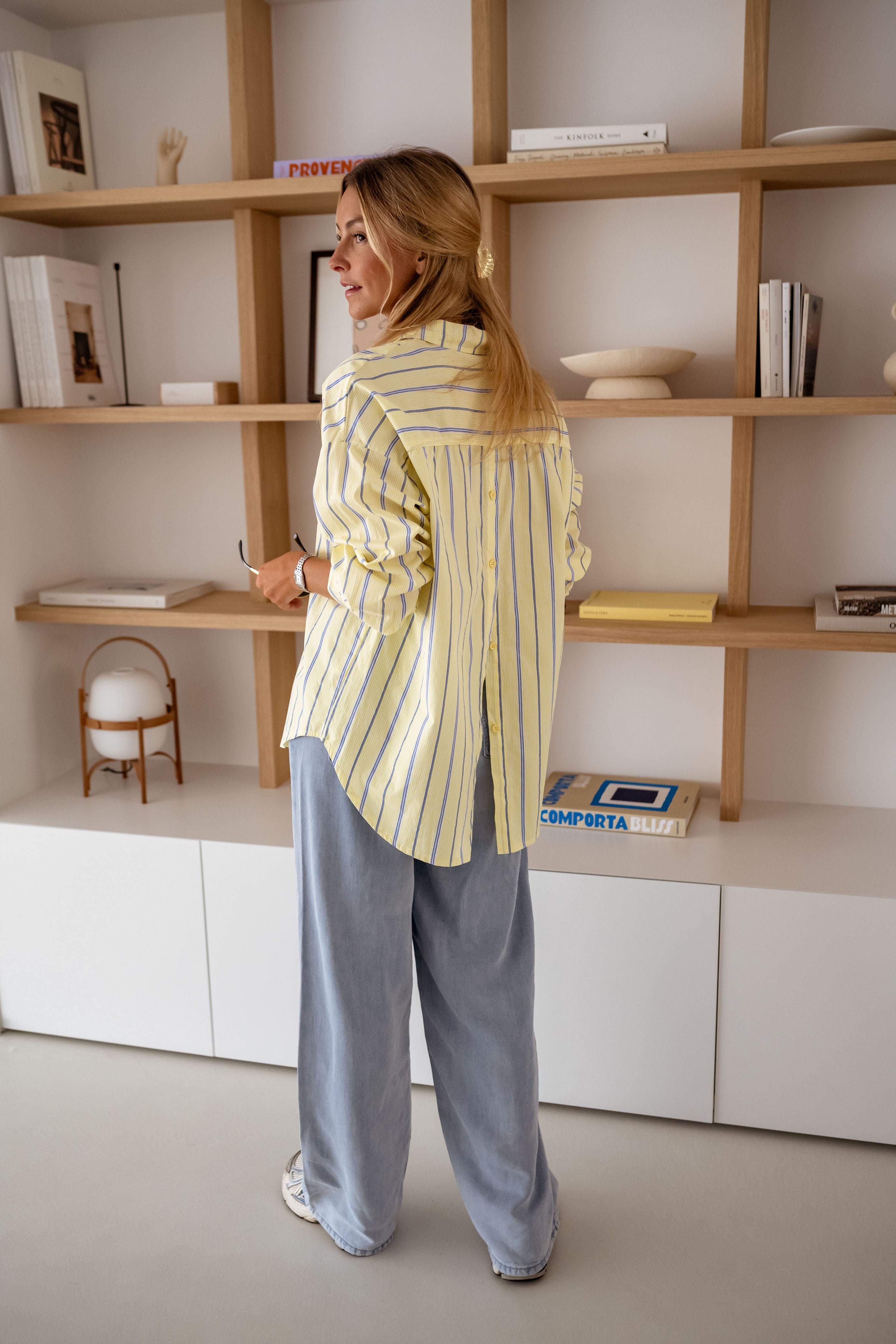 Chemise Happy - A Lignes Jaune