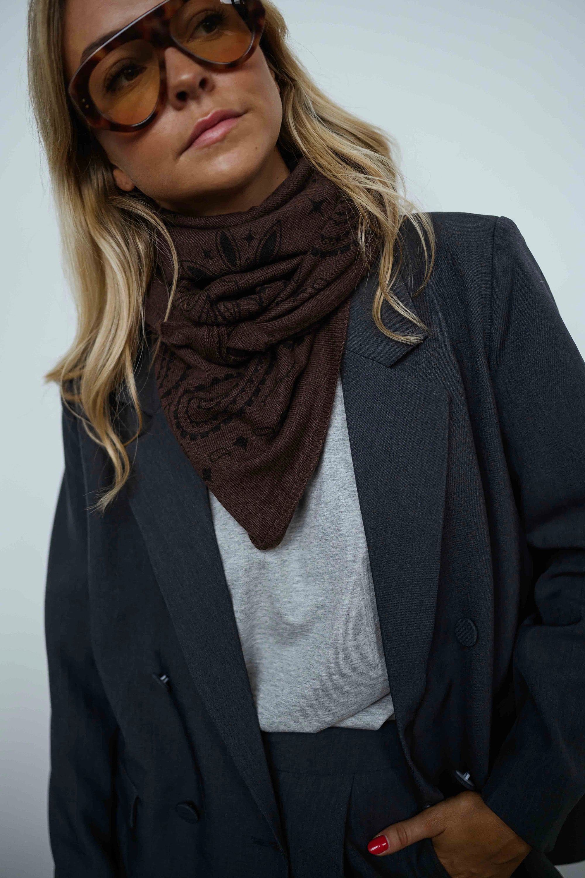 Foulard Silane - Chocolat - Easy Clothes