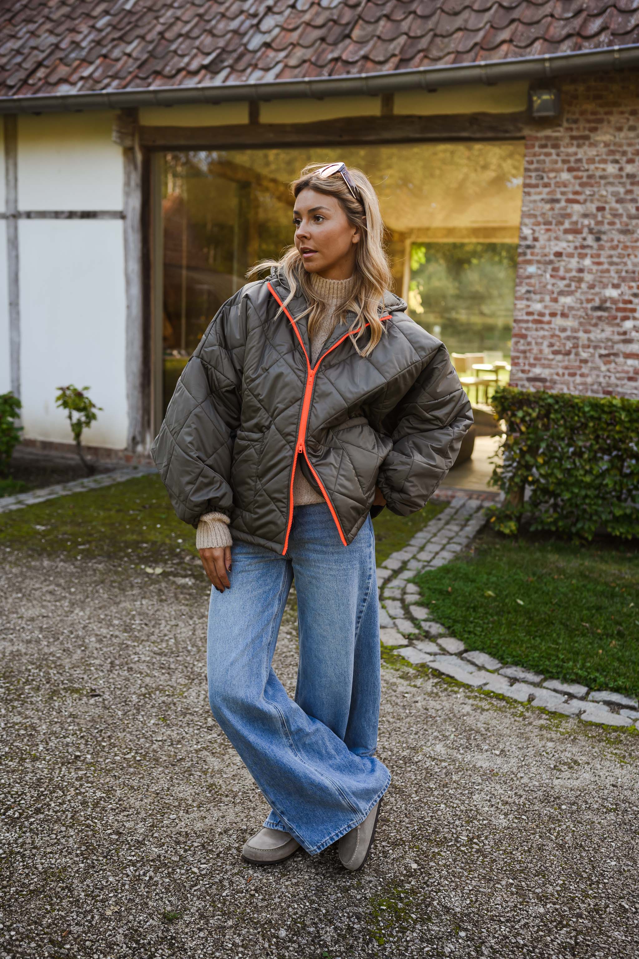 Manteau Rainy - Kaki - Matelassé