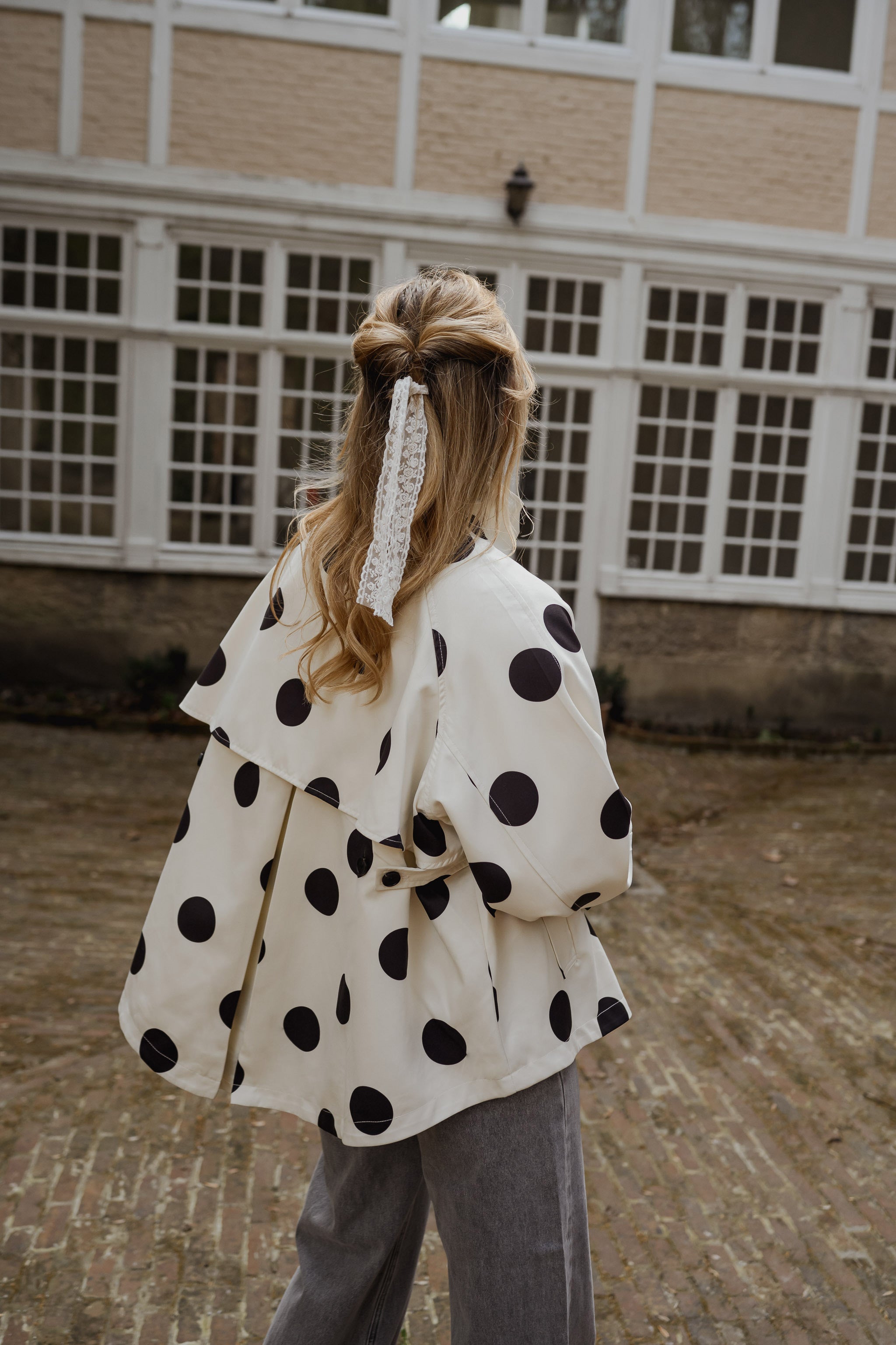 Leonard Jacket - Black Polka Dot - Soft – Easy Clothes