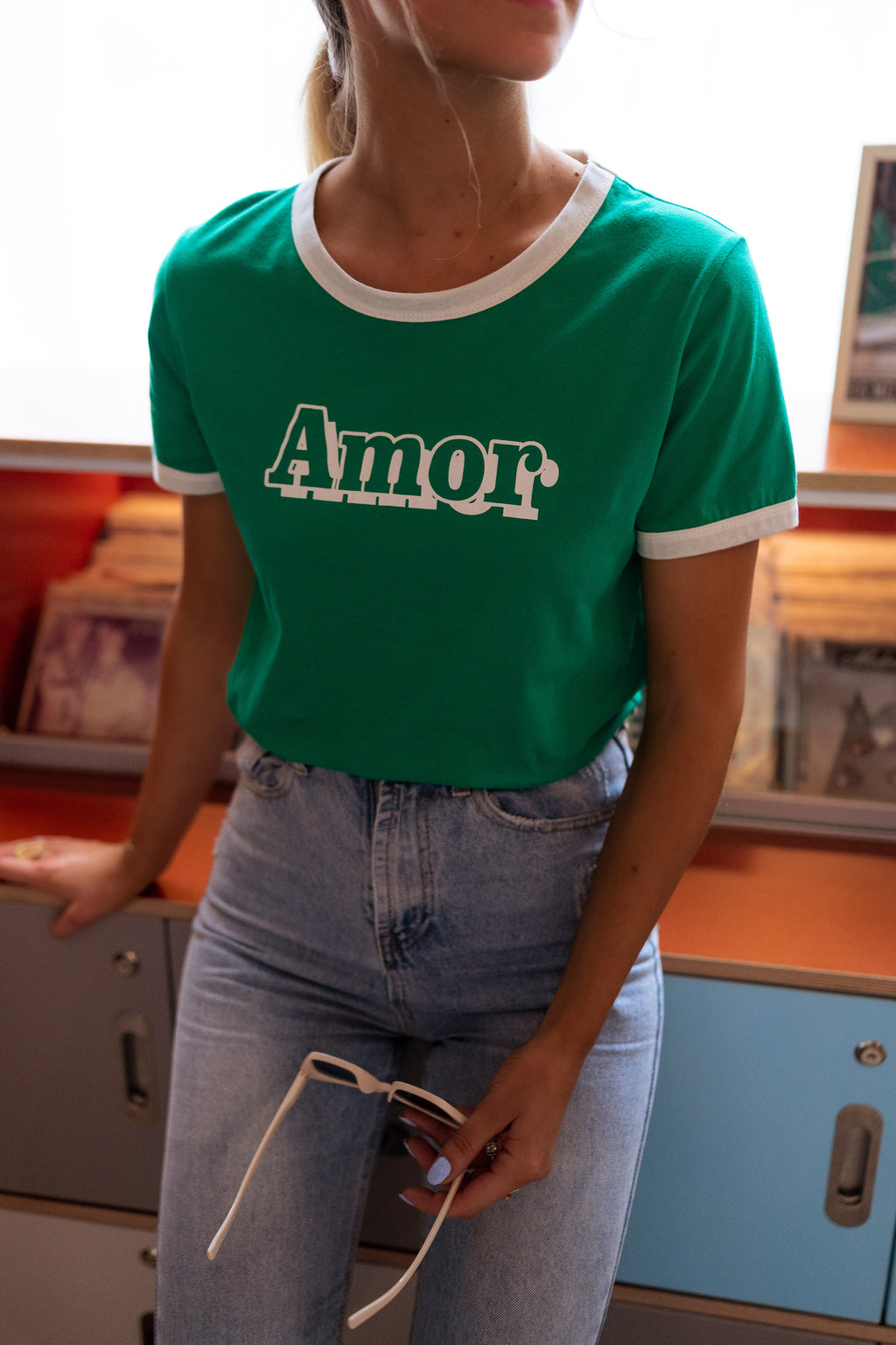 T-shirt Amor - vert