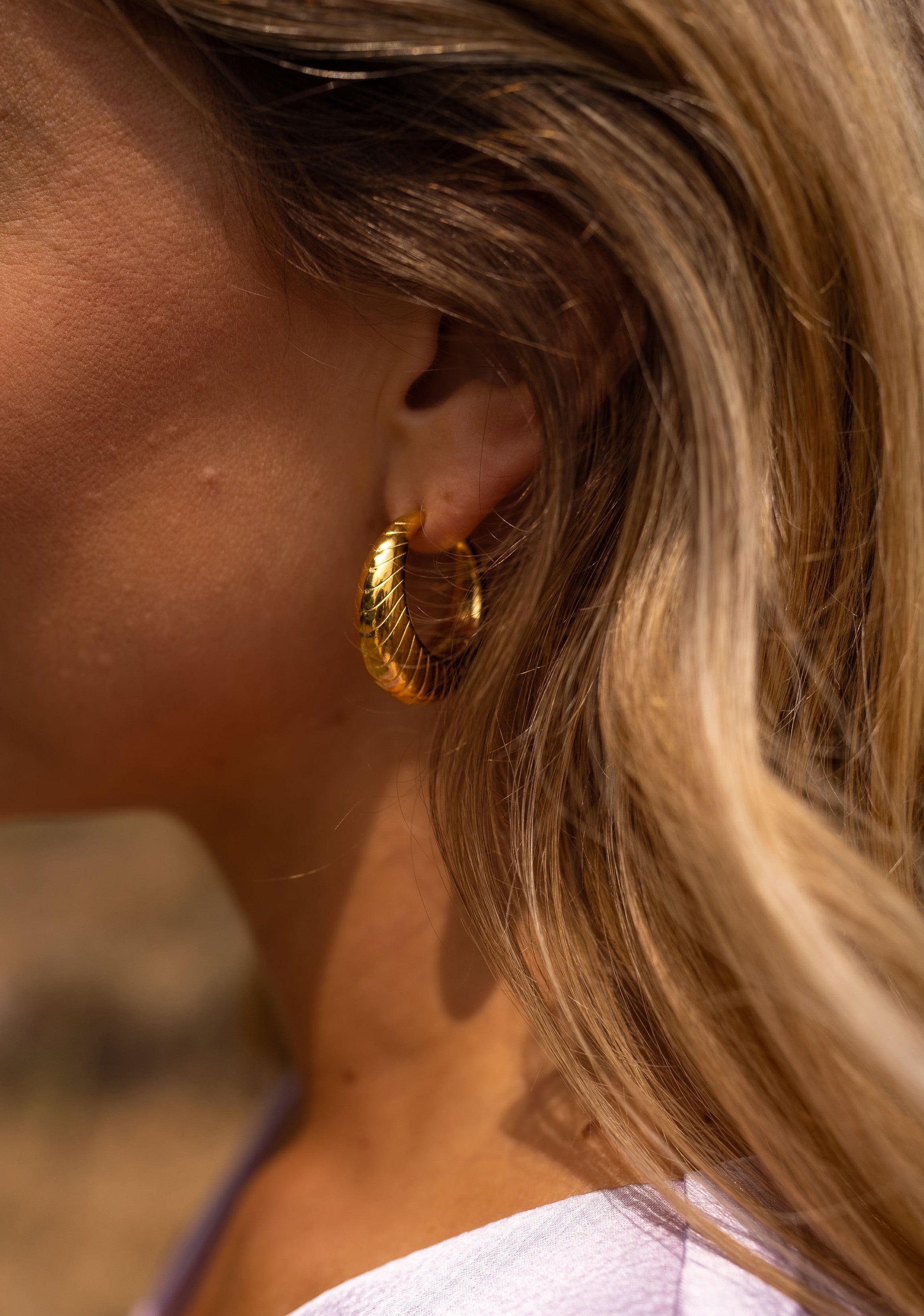 Boucles d’Oreilles - Elonie - Dorées - Bijoux Easy Clothes