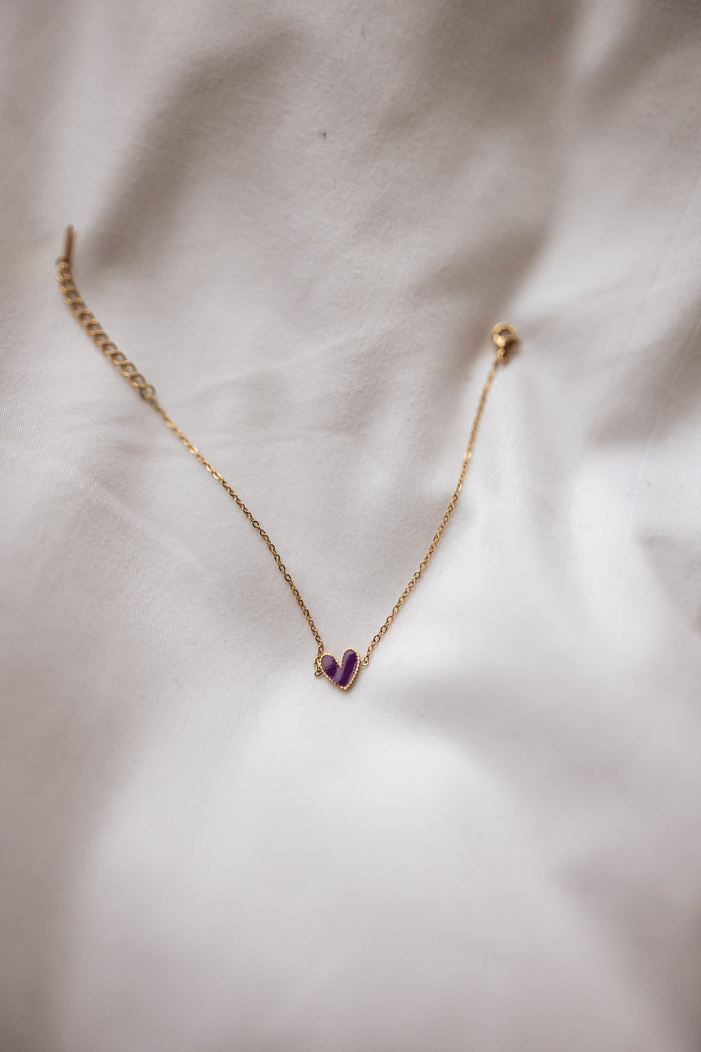 Bracelet Maiwen - doré et violet