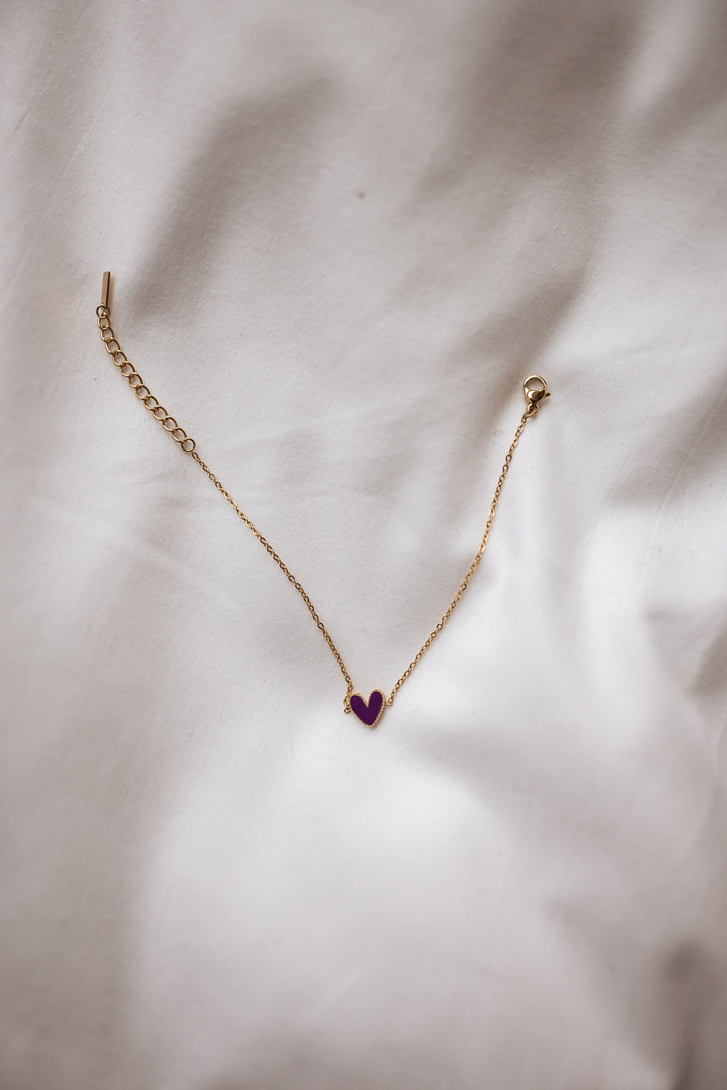 Bracelet Maiwen - doré et violet