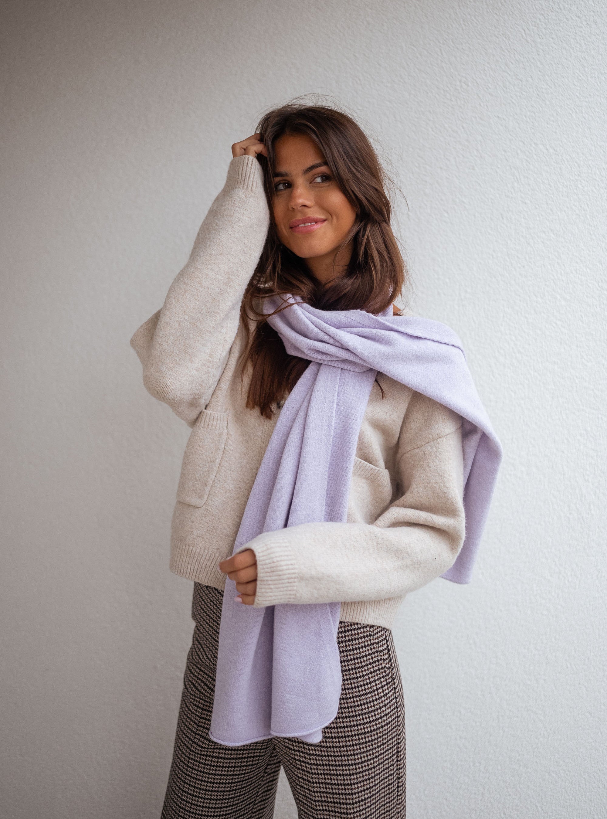 Scarf Devin - Lilac – Easy Clothes