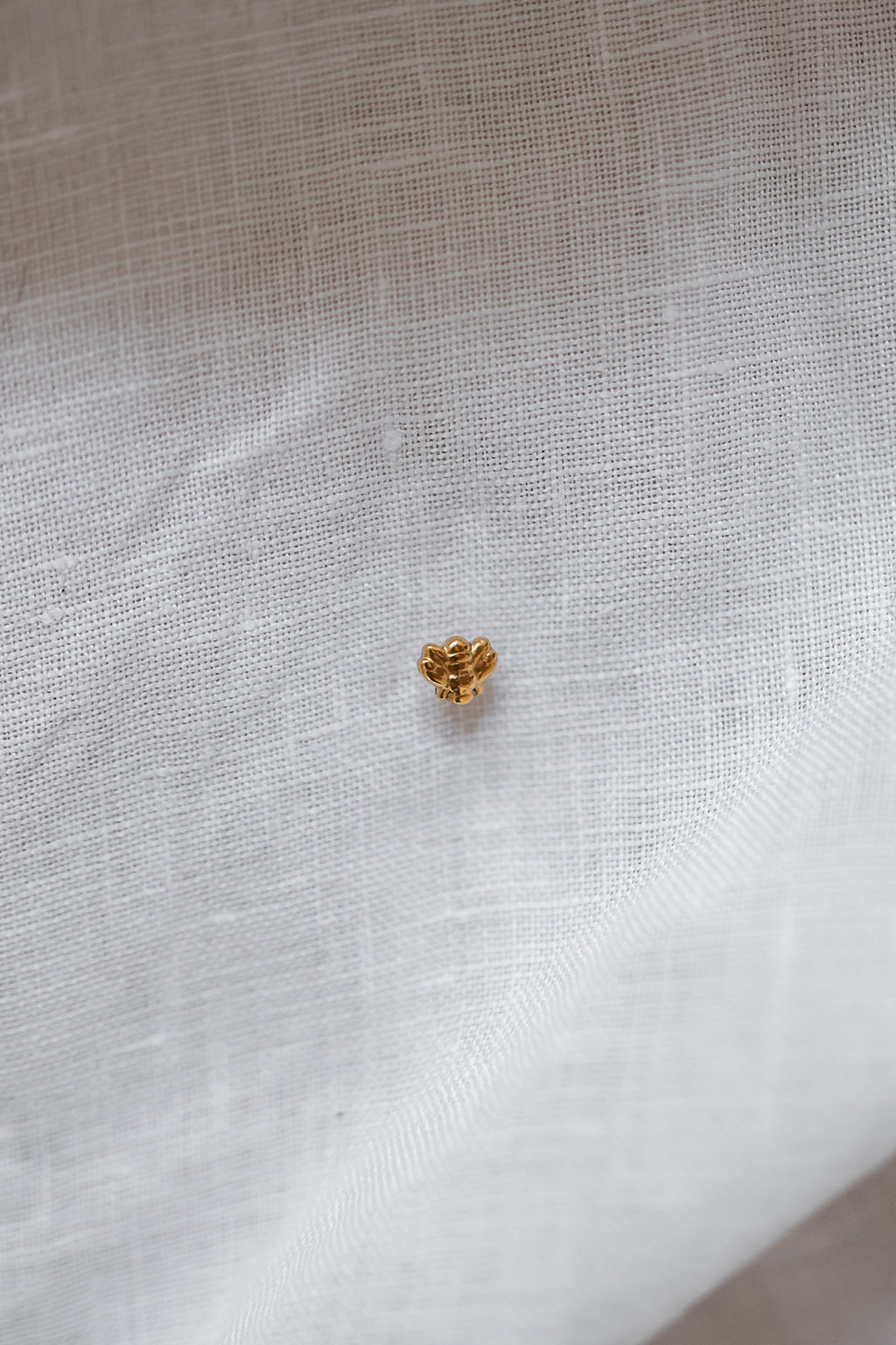 Bee piercing - golden