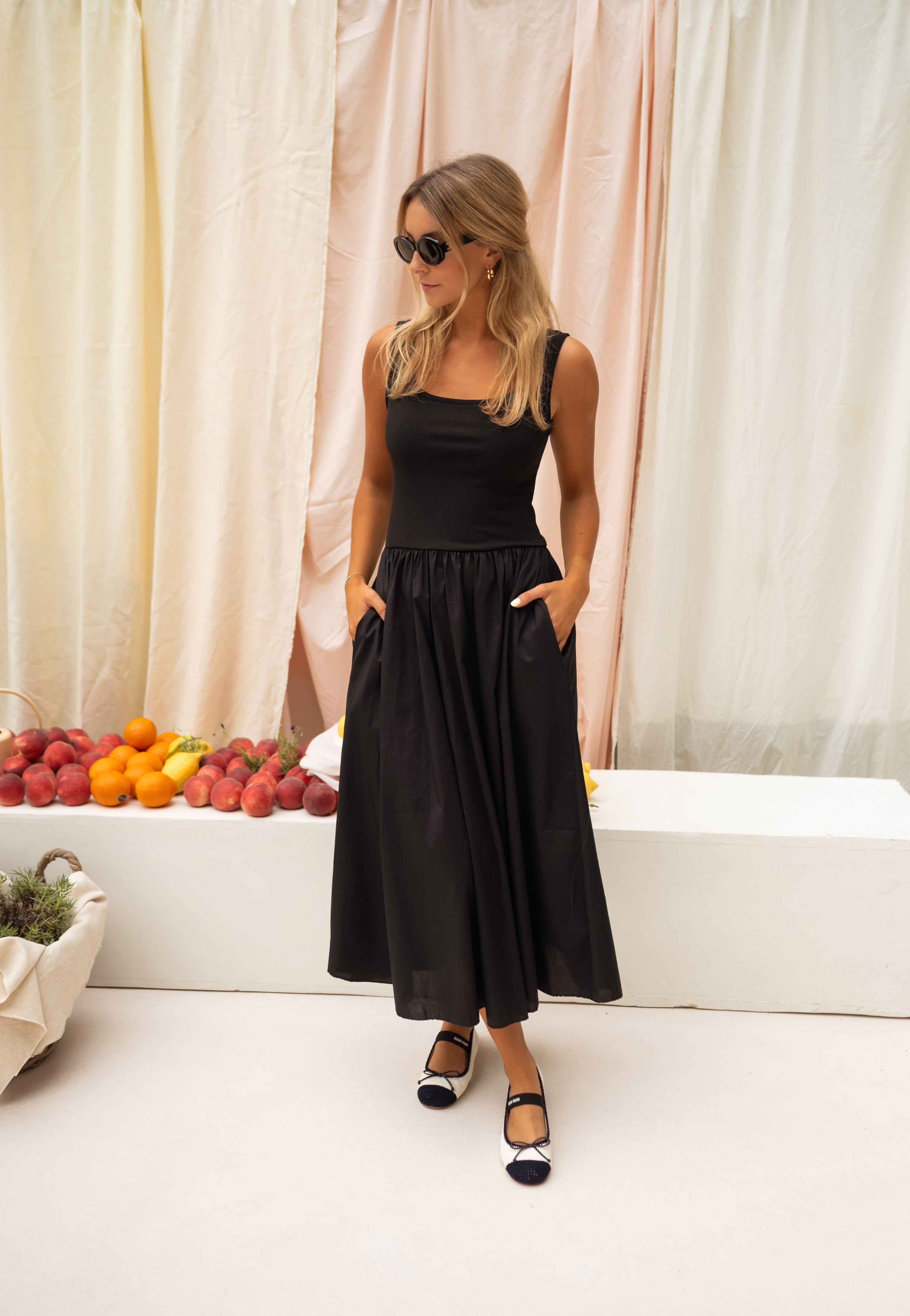 anouk midi dress Anouk Dress - Black