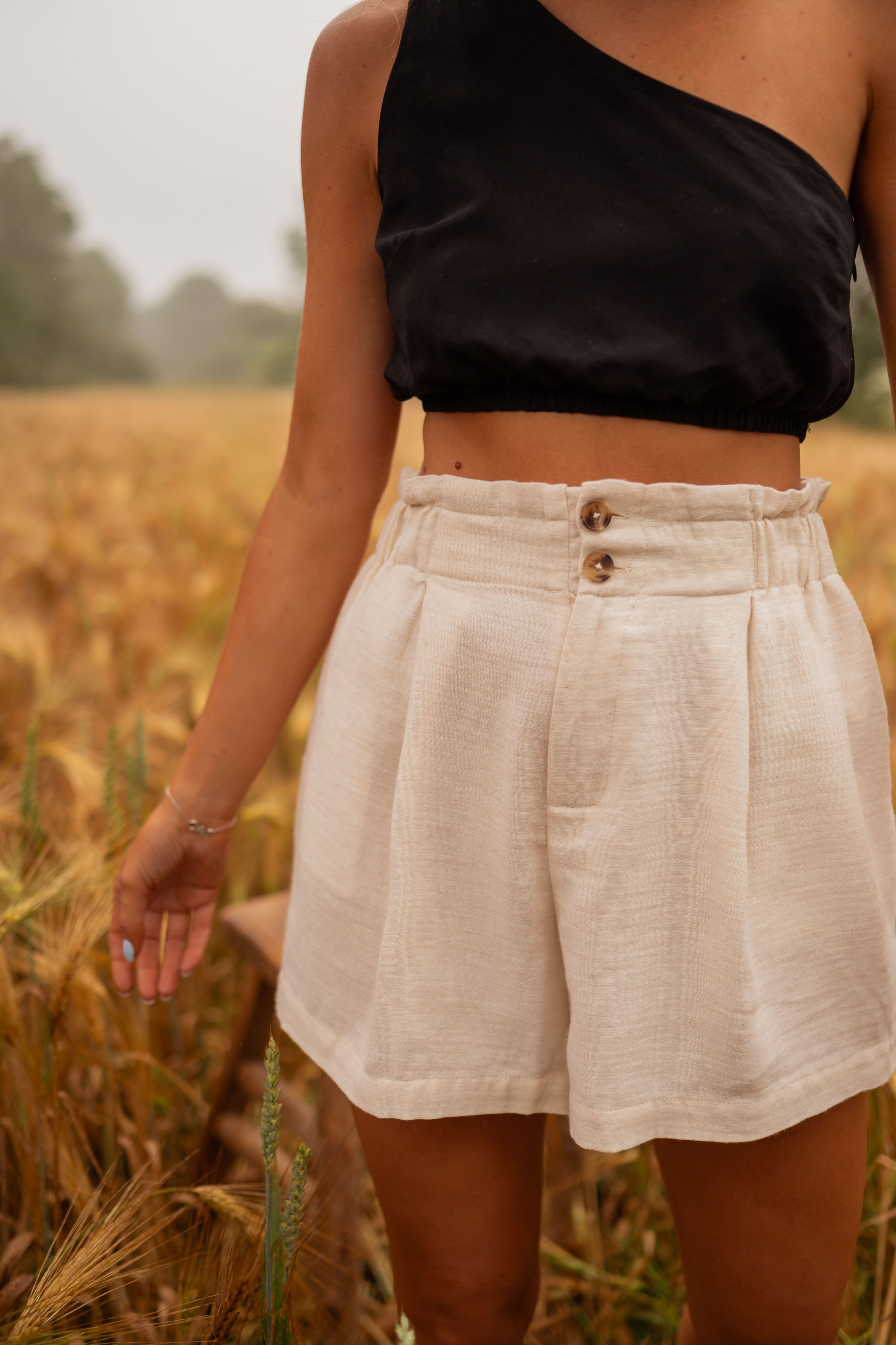 Short « Alessia » Beige