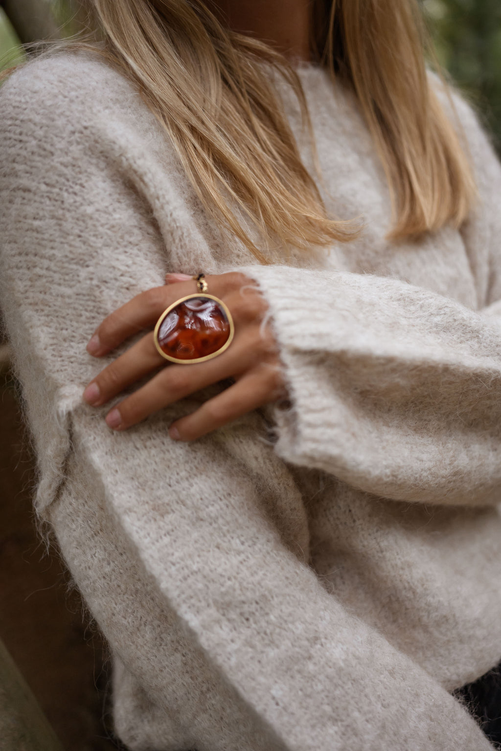 Bague Alia - brune