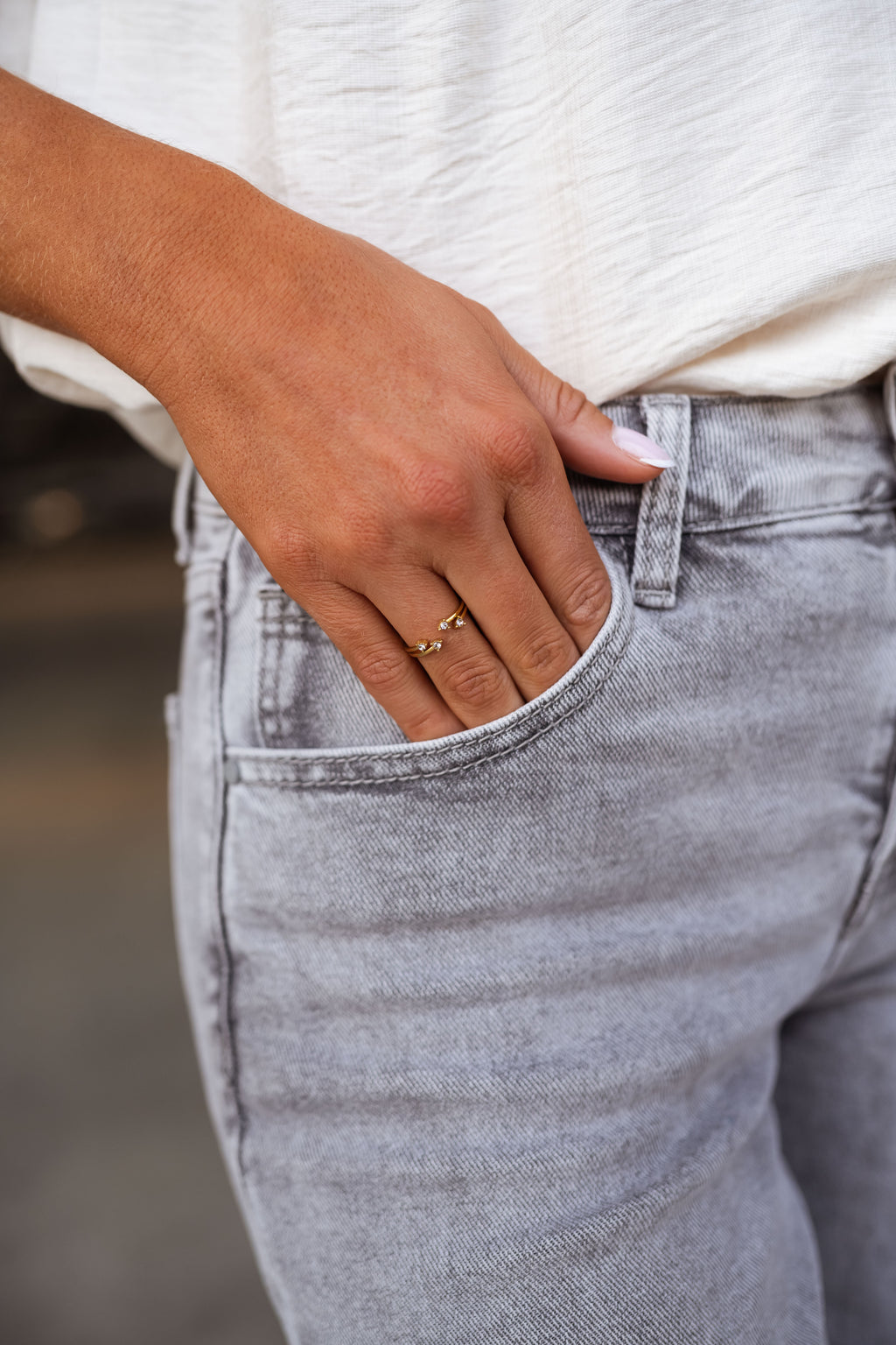 Gad ring - golden