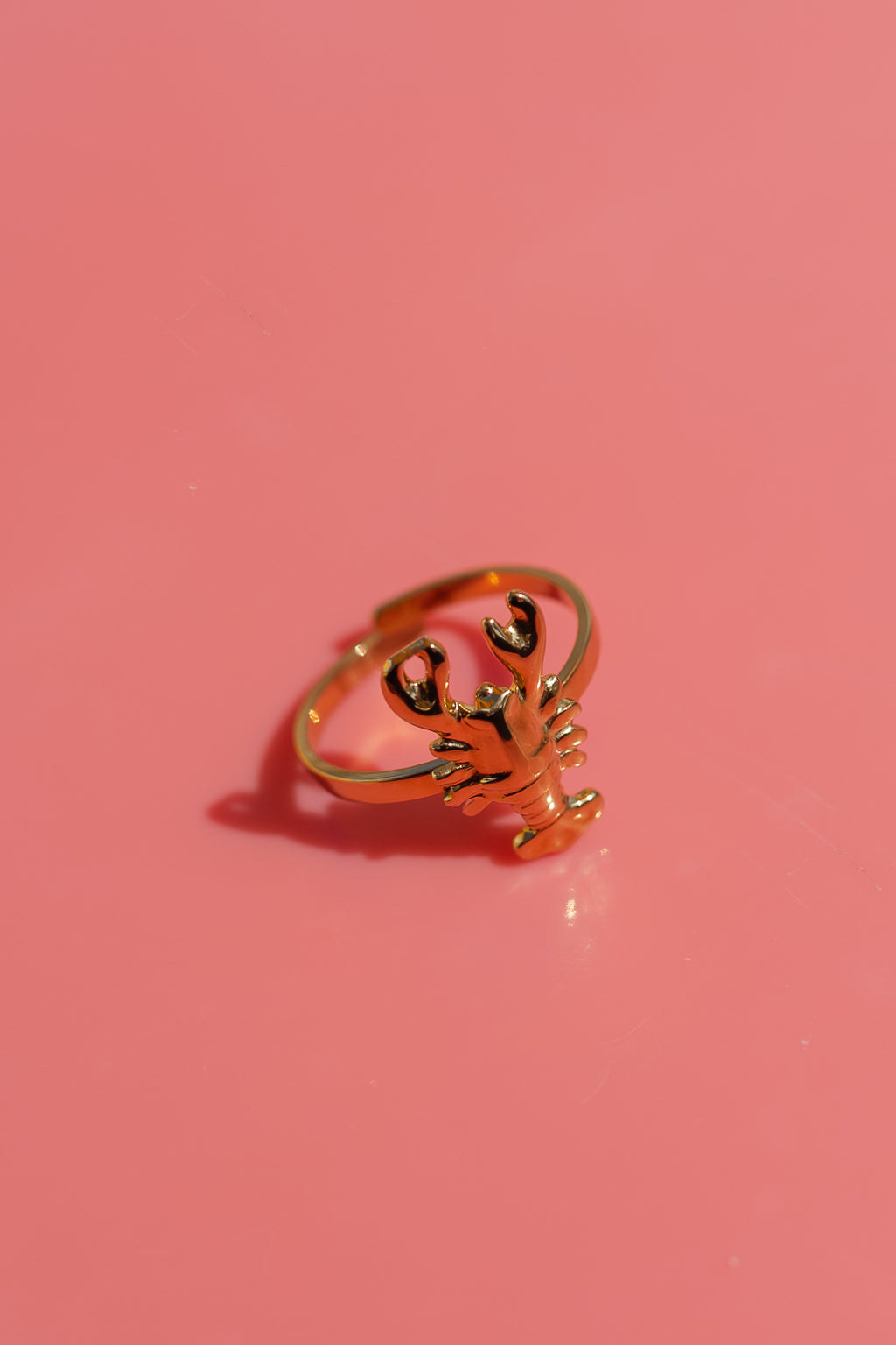 Bague Lobster - dorée