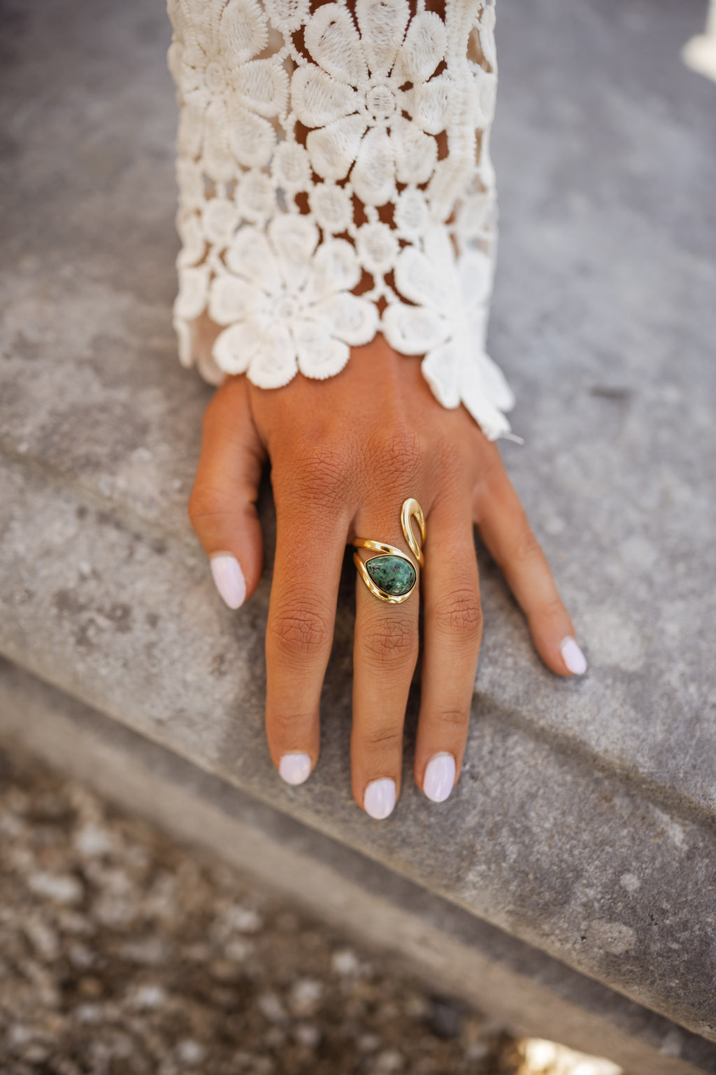 Okana ring - golden
