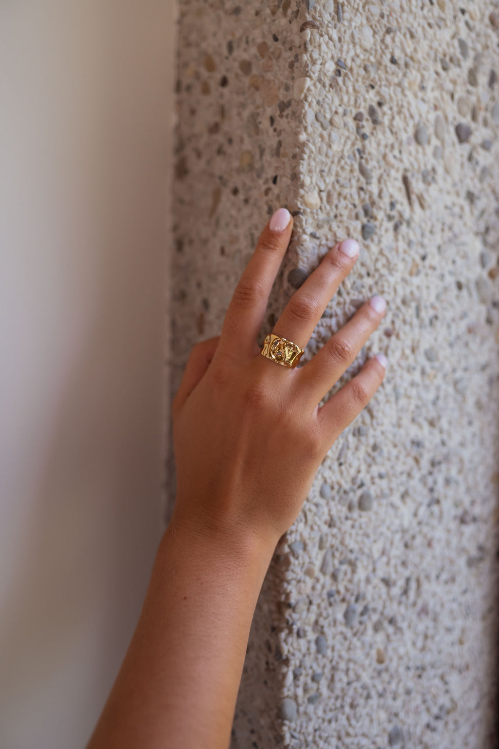 Suelly ring - golden 