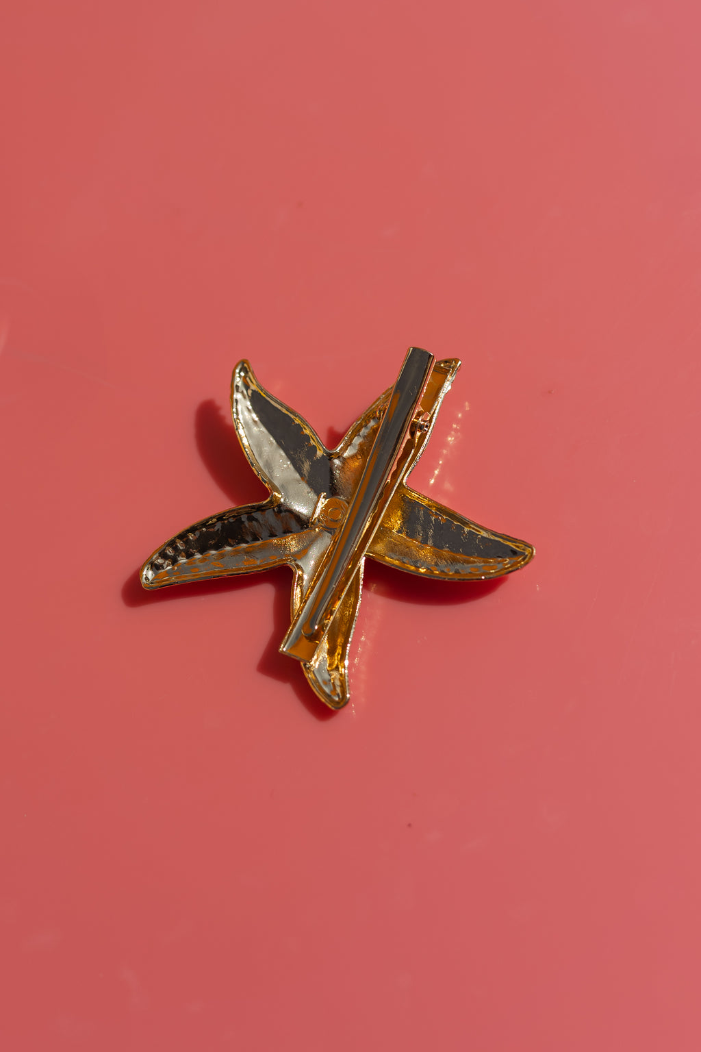 Barrette étoile de mer - dorée
