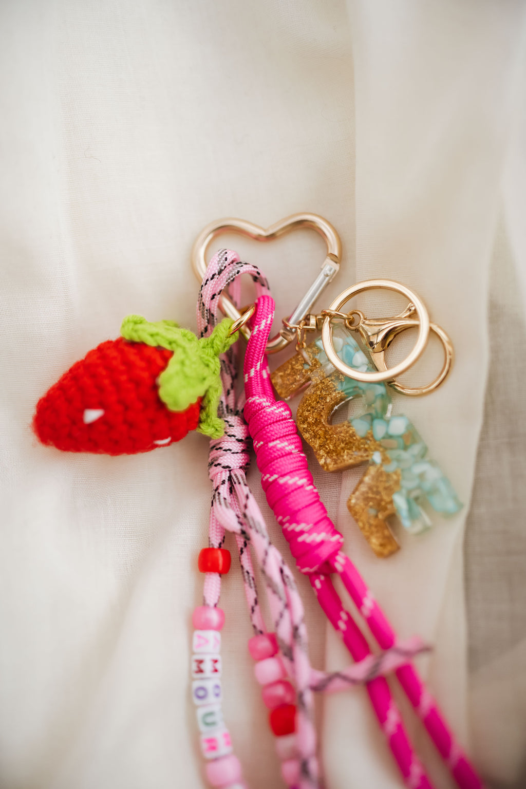Porte clé Jila - multicolore