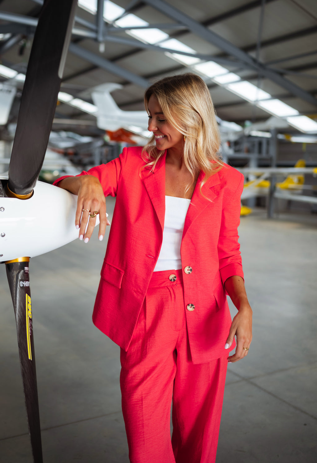 Boss blazer - coral