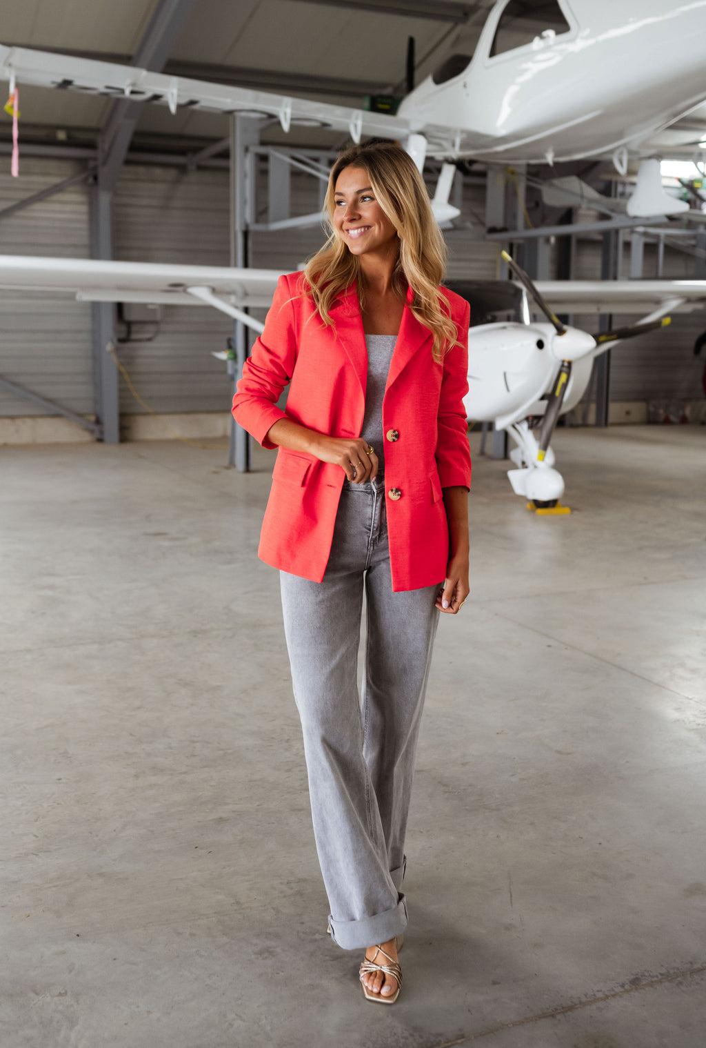 Boss blazer - coral
