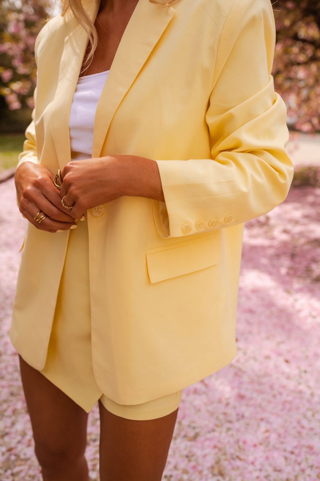 Blazer Jean - jaune