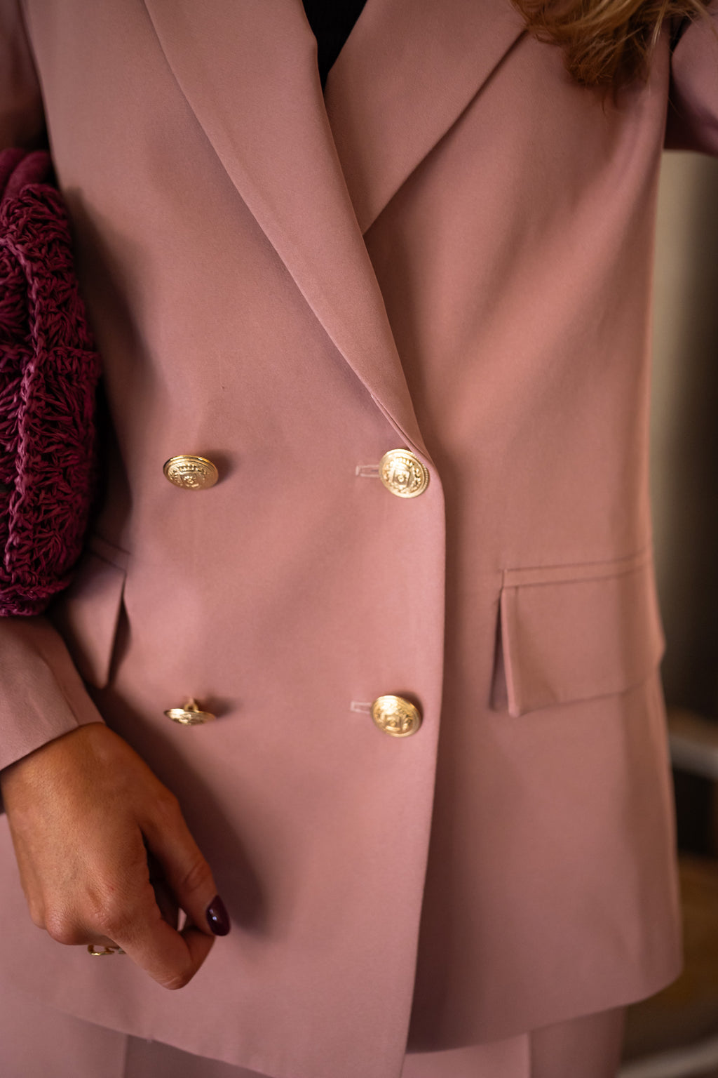 Blazer Maon - vieux rose