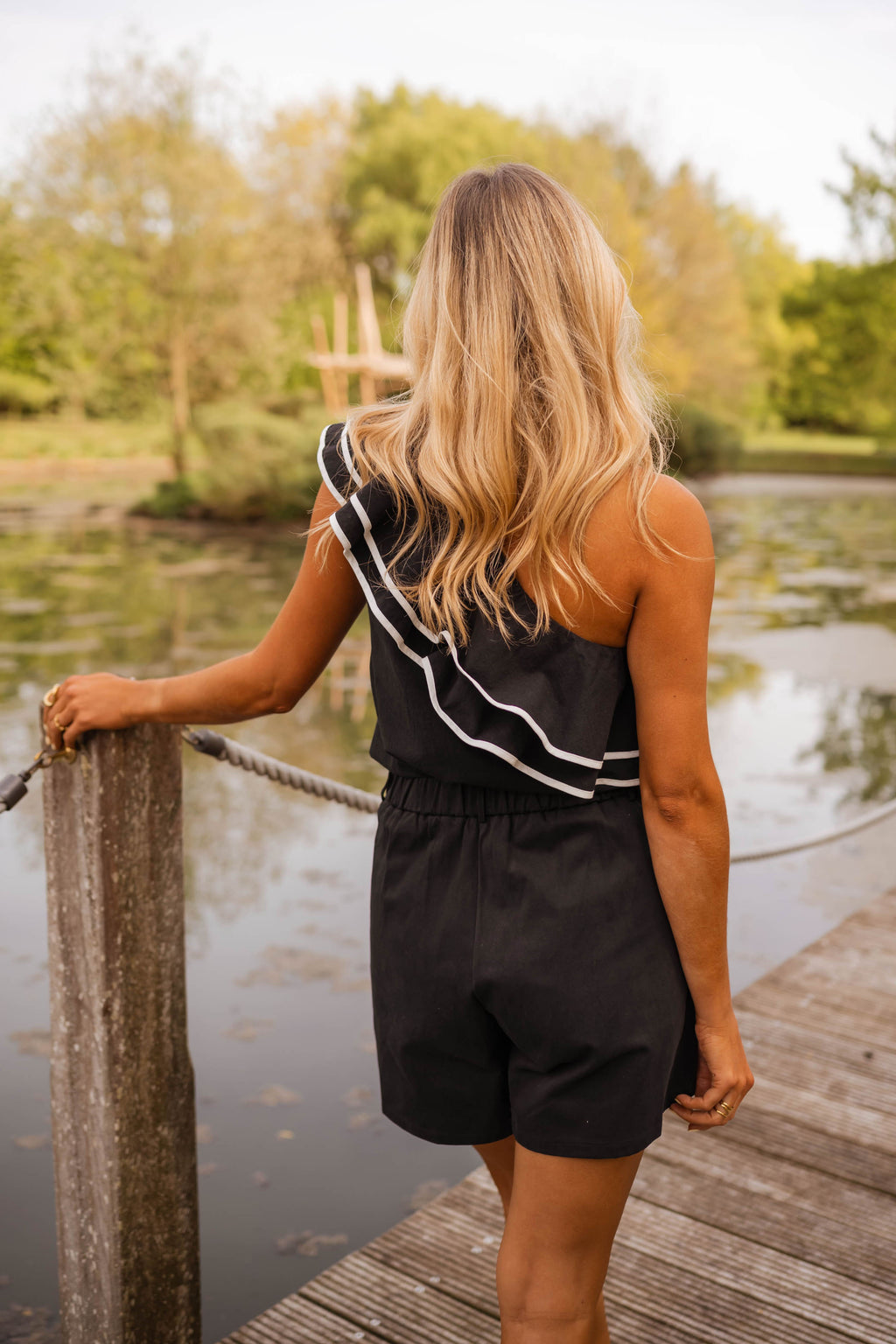 Anza blouse - black