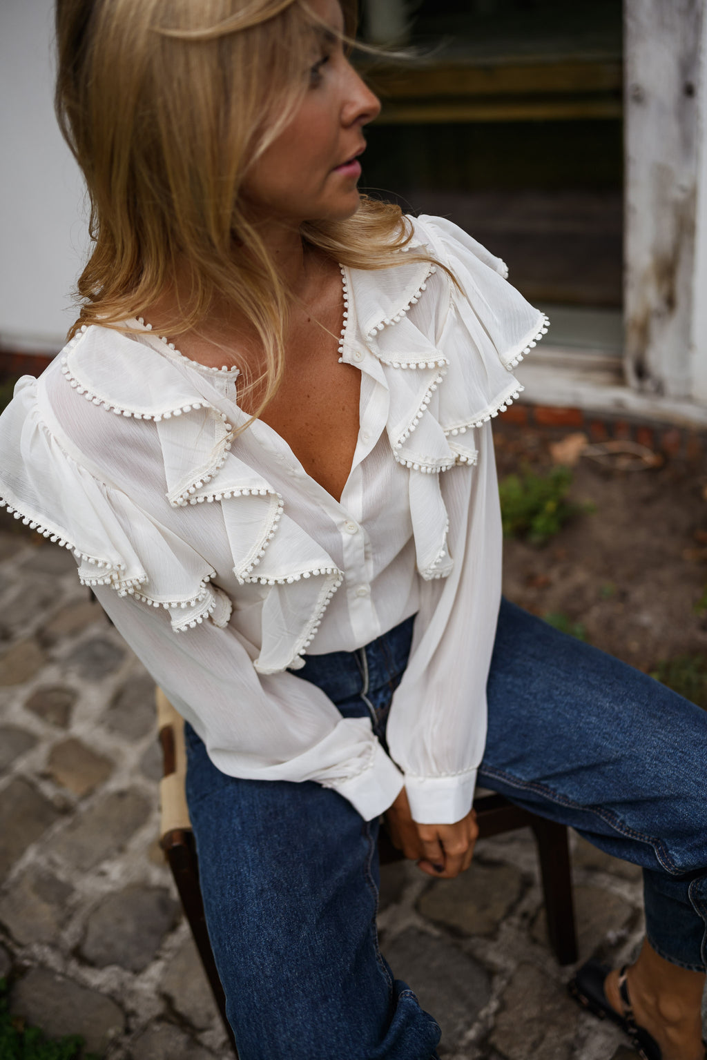 Clarou blouse - ecru