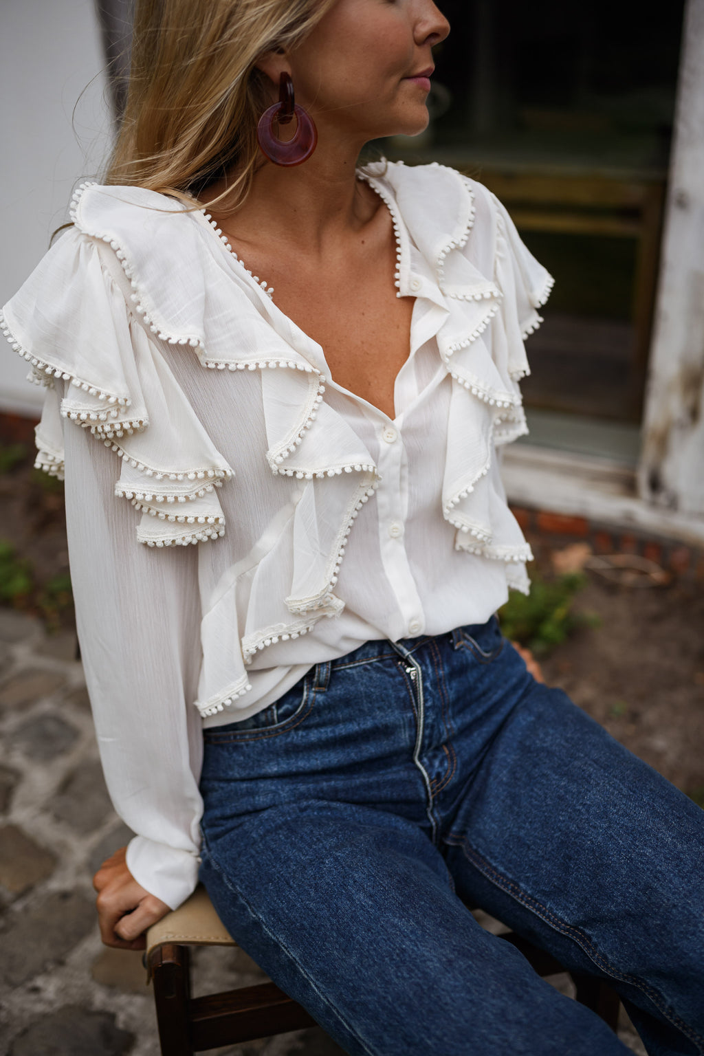 Clarou blouse - ecru