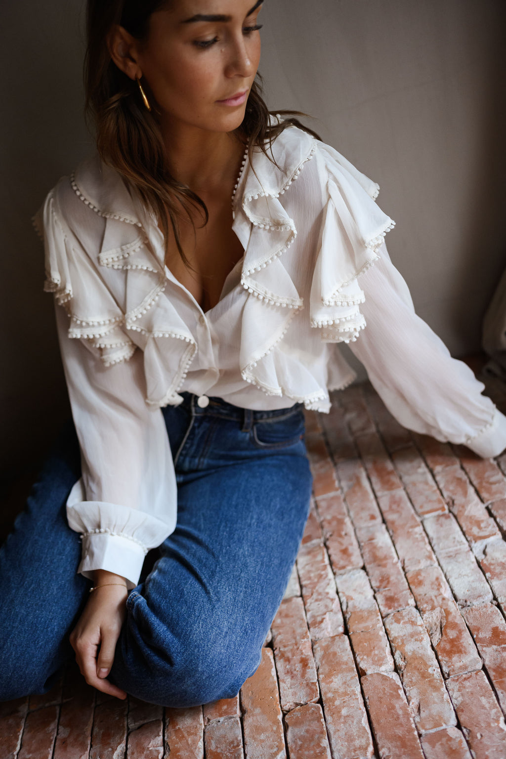 Clarou blouse - ecru