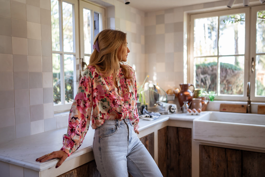 Blouse Elvina - à fleurs