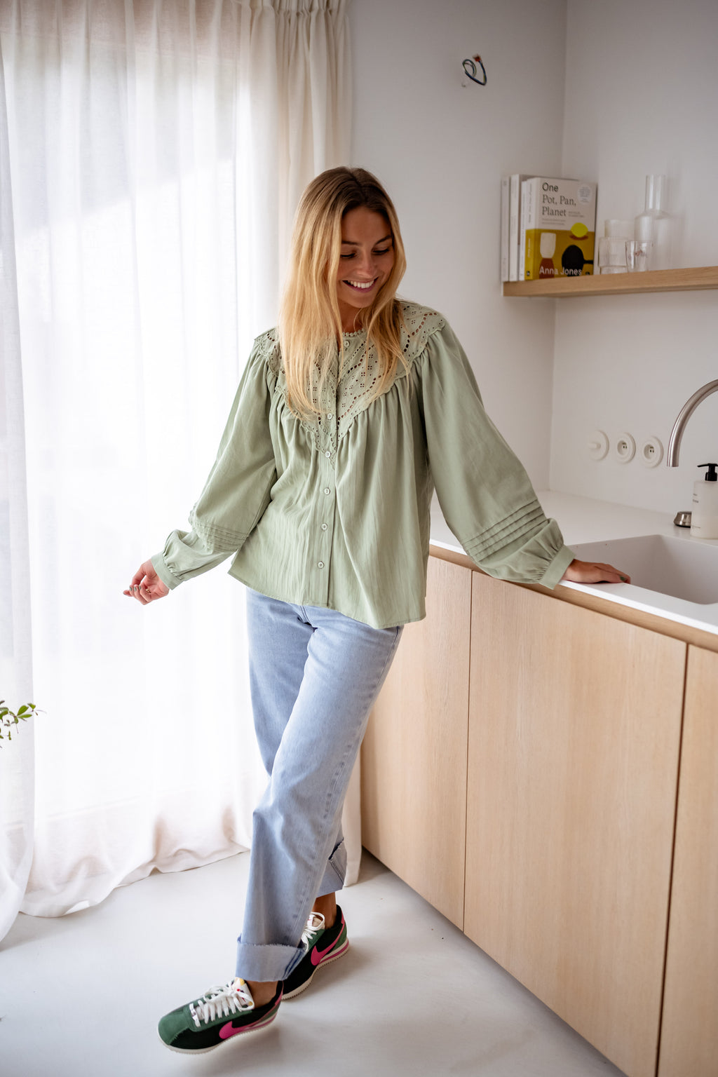 Blouse Fedo - kaki