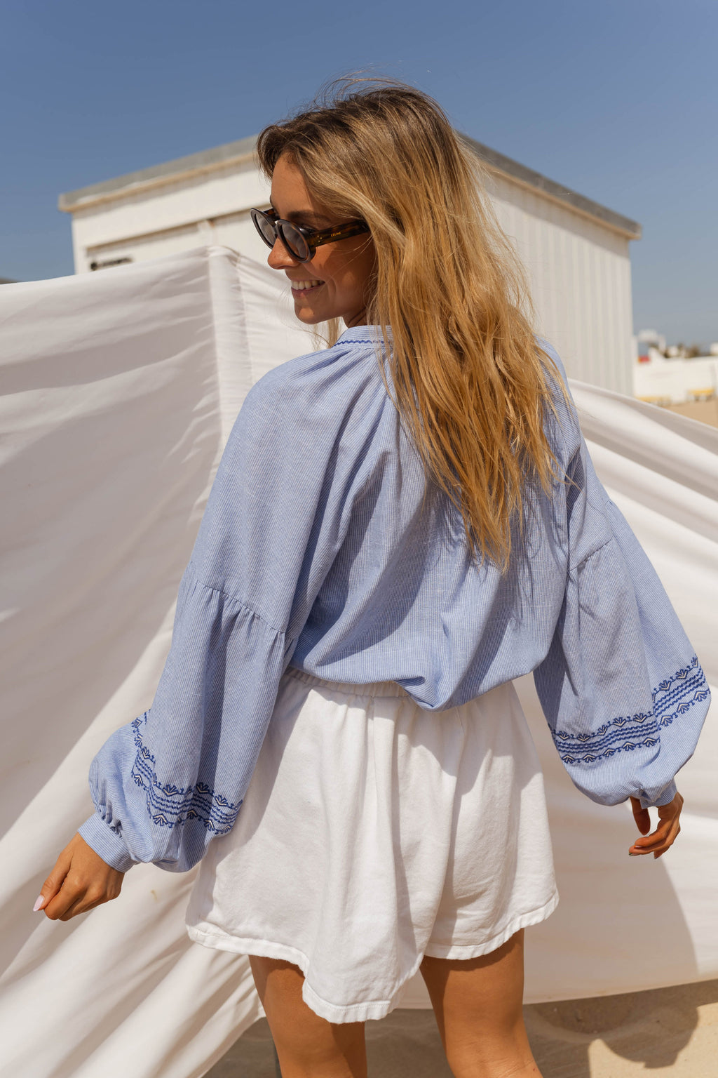 Hidir blouse - blue