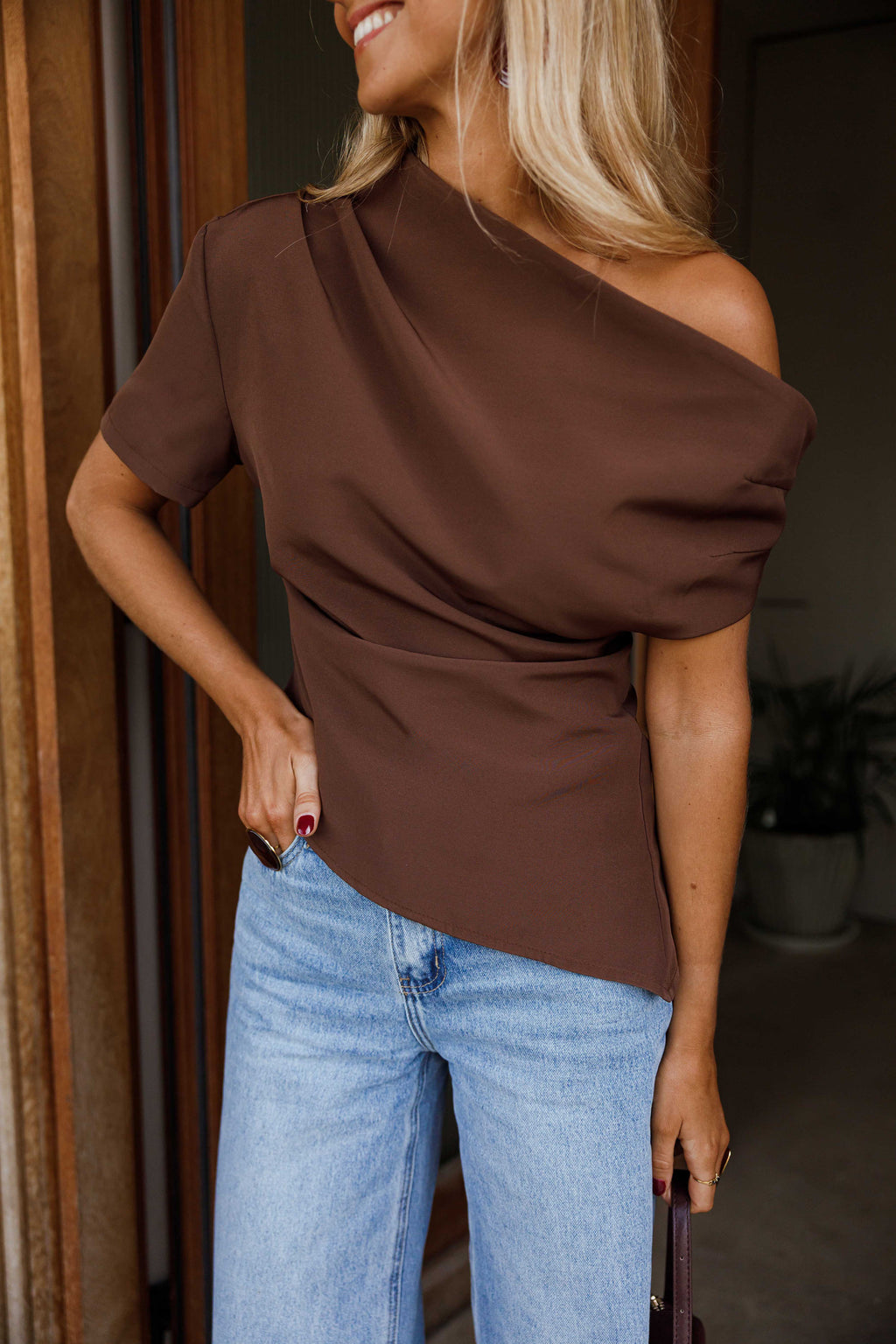 Blouse Maria - chocolat