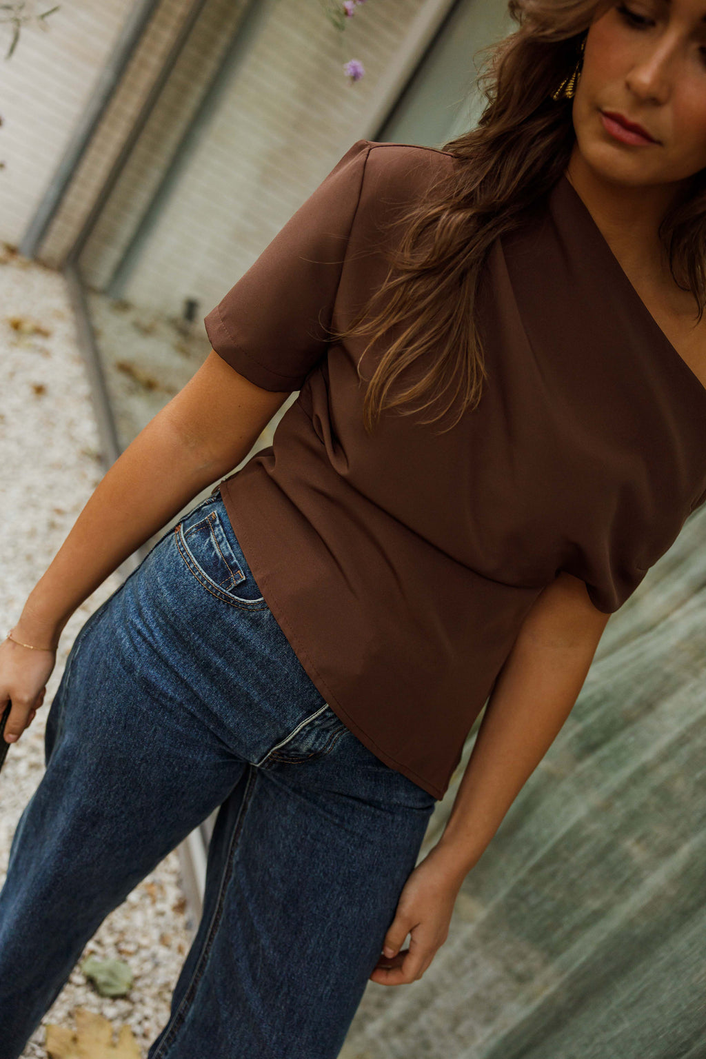 Blouse Maria - chocolat