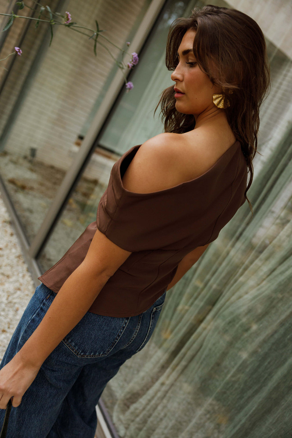 Blouse Maria - chocolat