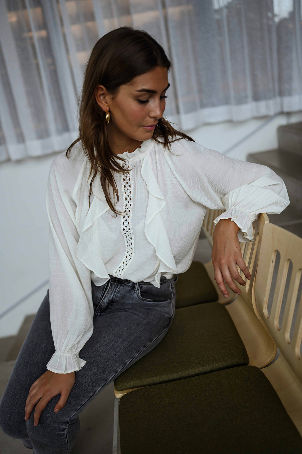Meggy blouse - ecru