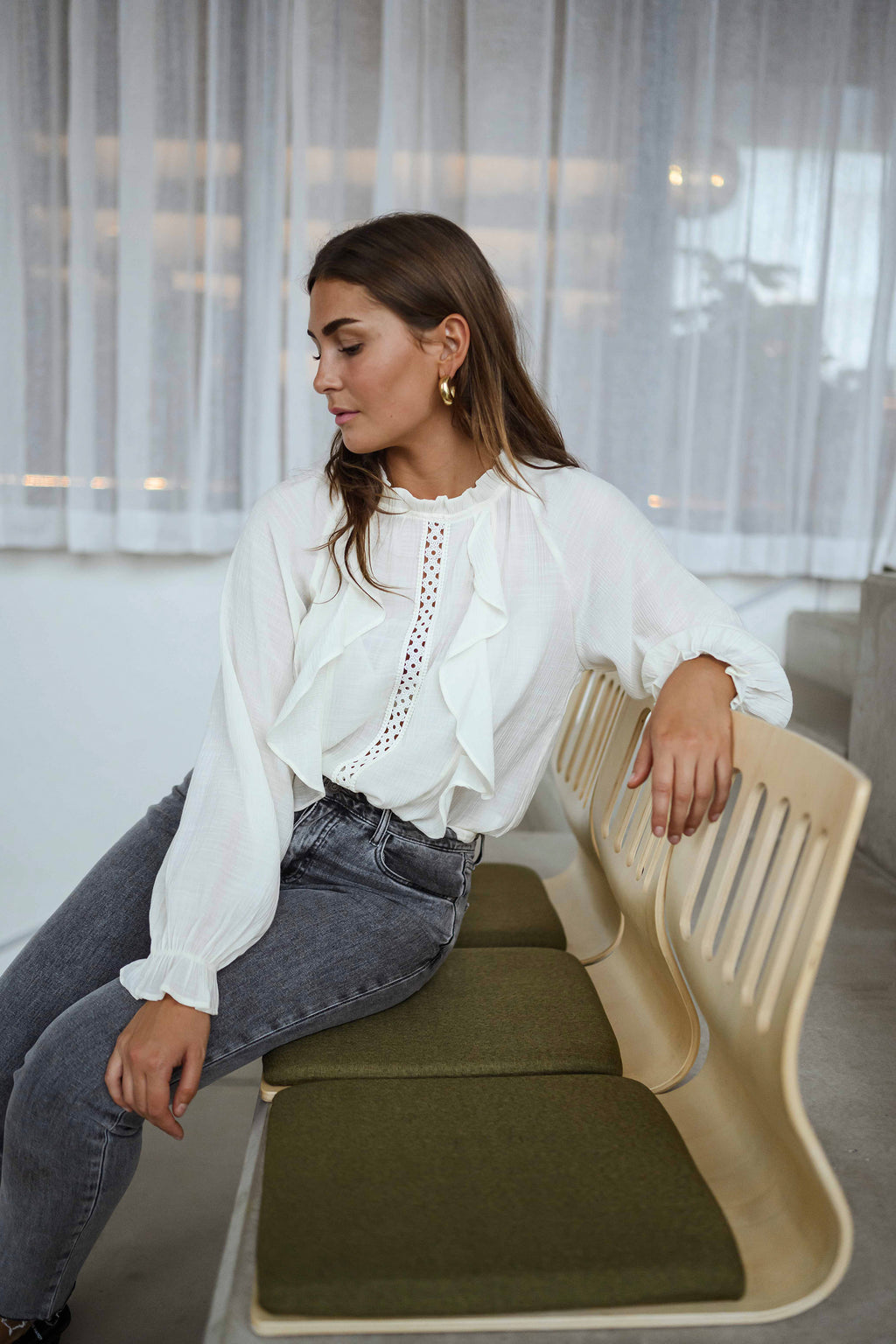 Meggy blouse - ecru