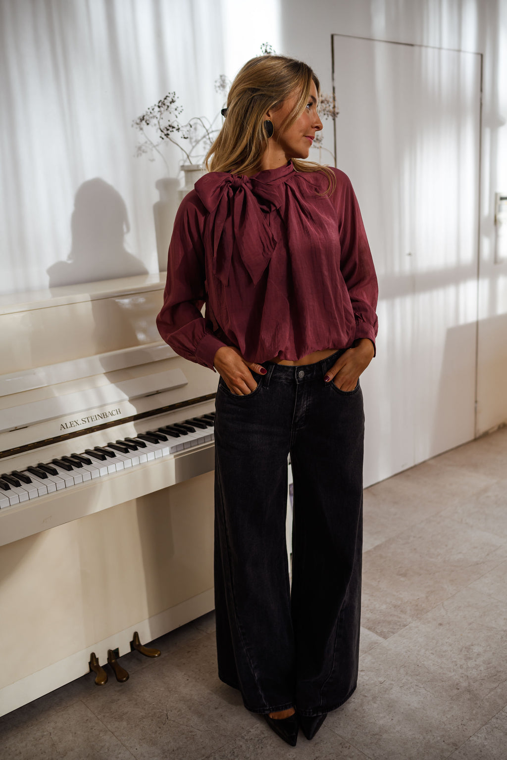 Blouse Pavel - bordeaux