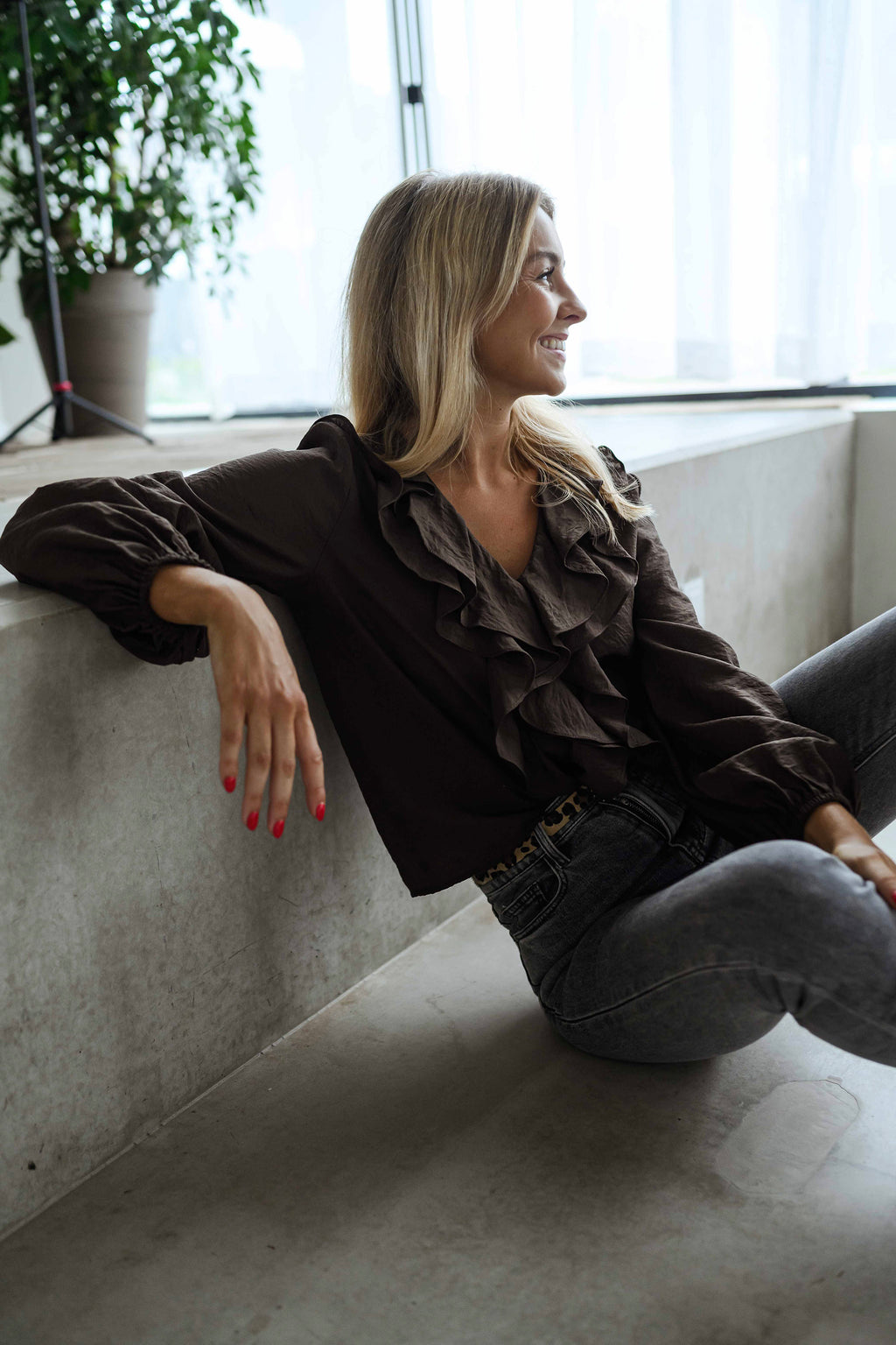 Roxane blouse - chocolate