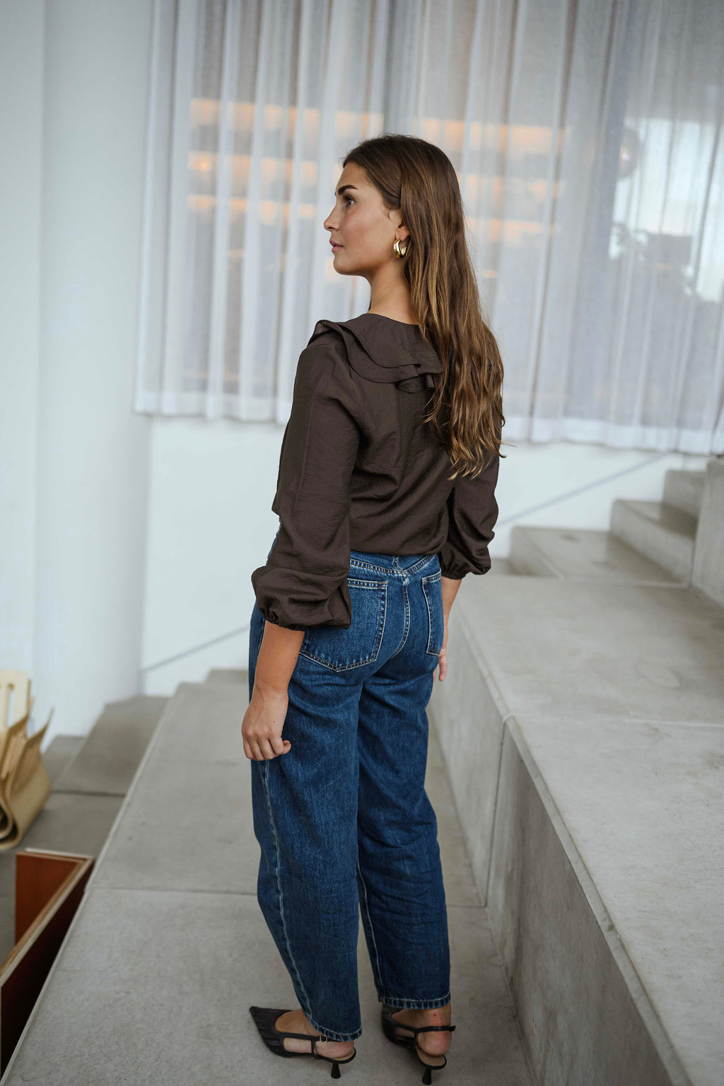 Roxane blouse - chocolate