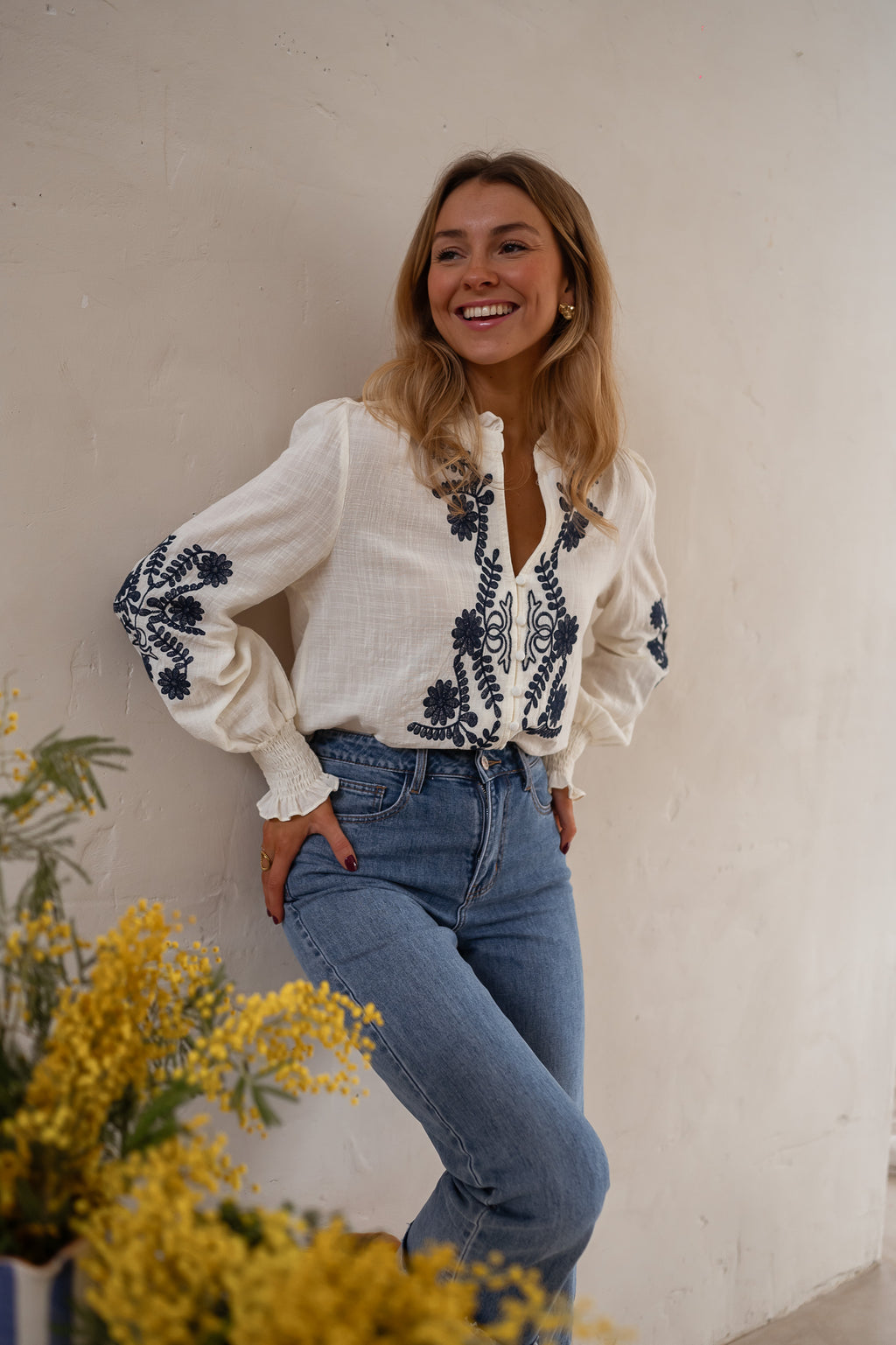 Bari blouse - patterned