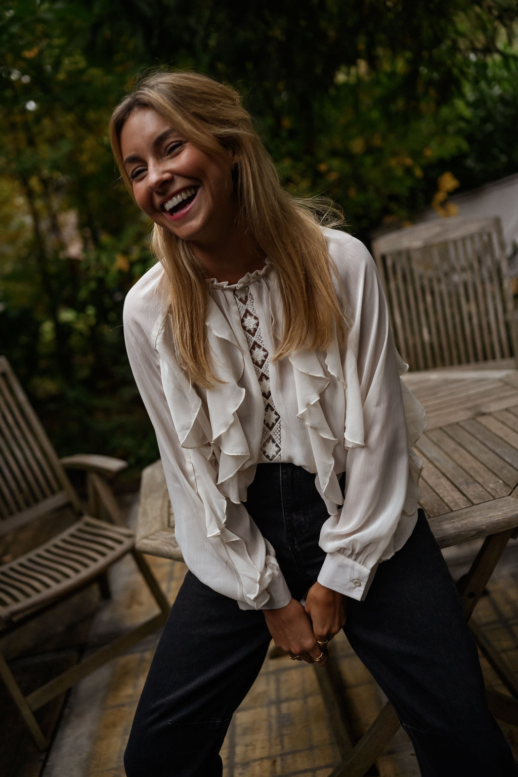 Blouse Sasou - écrue