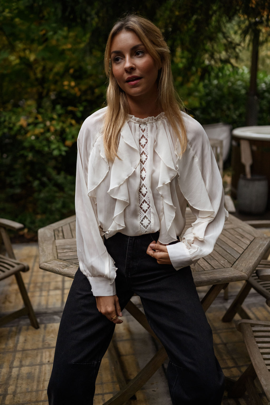 Blouse Sasou - écrue