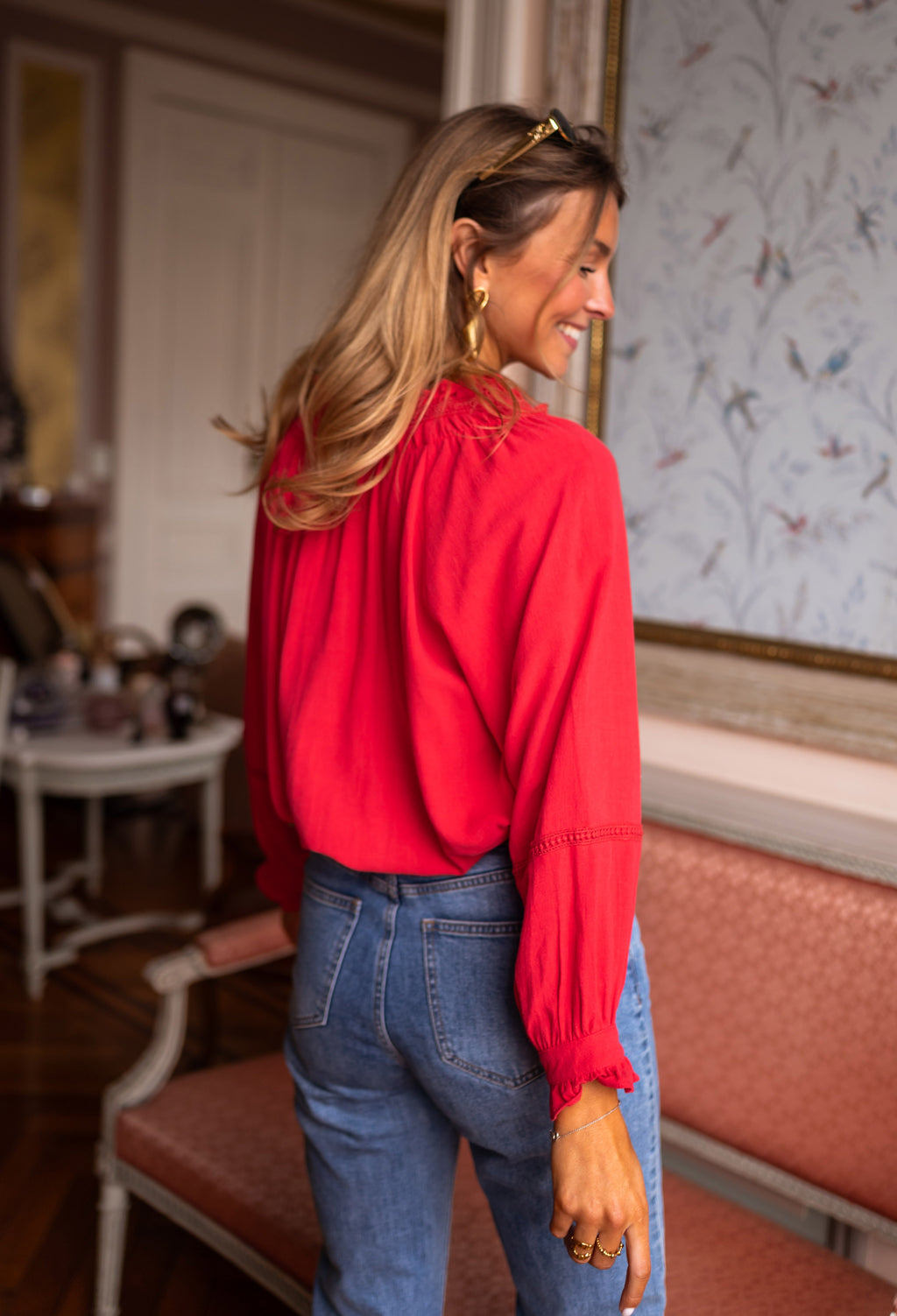 Blouse Gabin - rouge