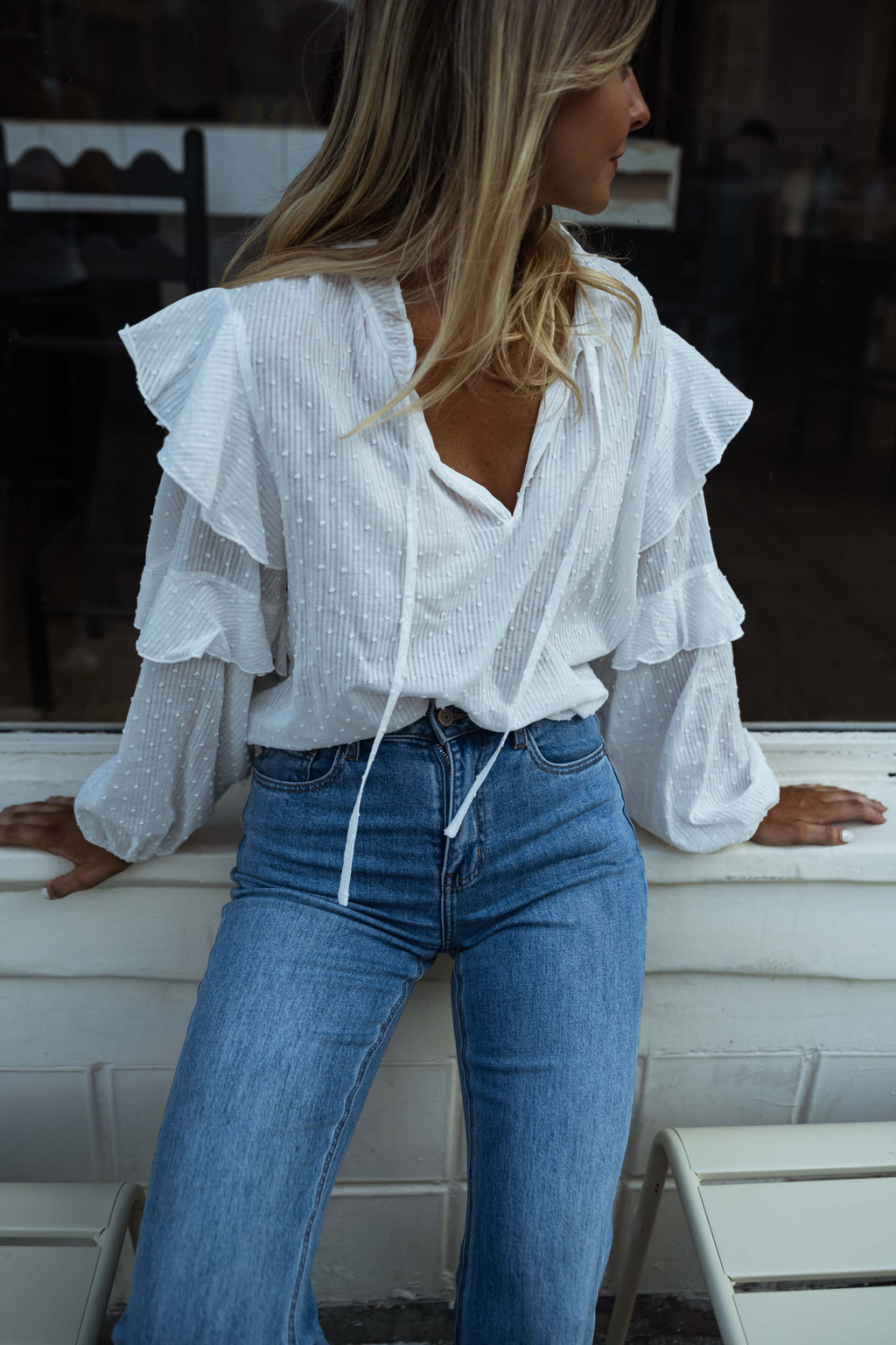 Blouse Tiega - écrue