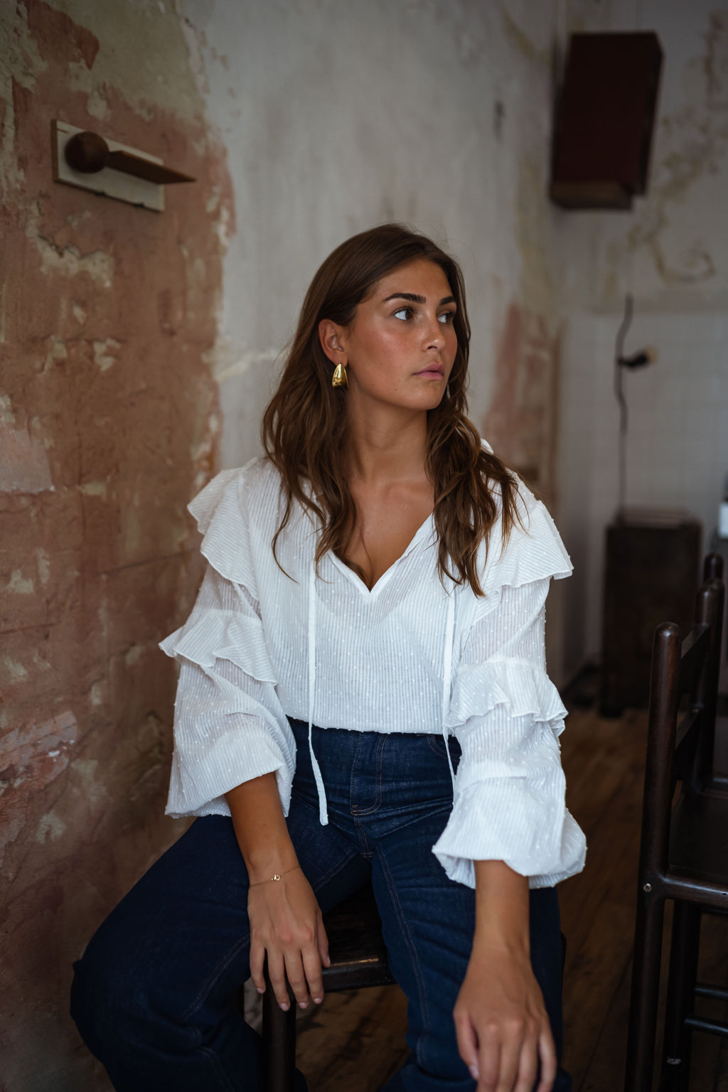 Blouse Tiega - écrue