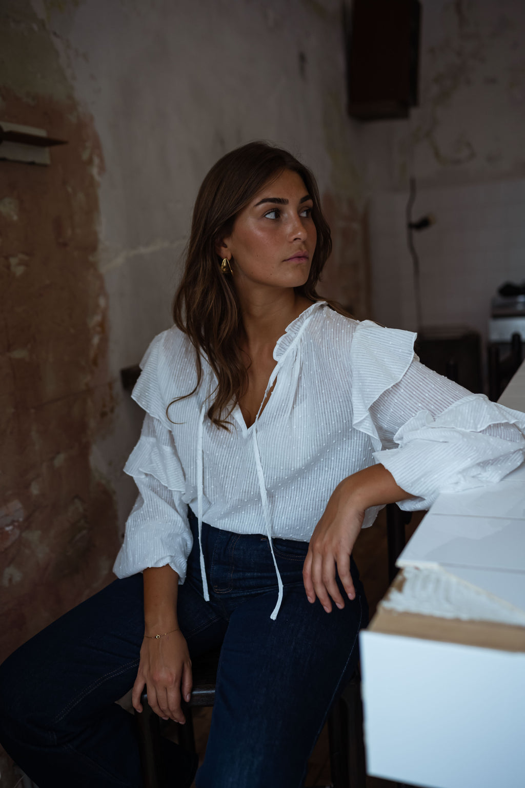 Blouse Tiega - écrue