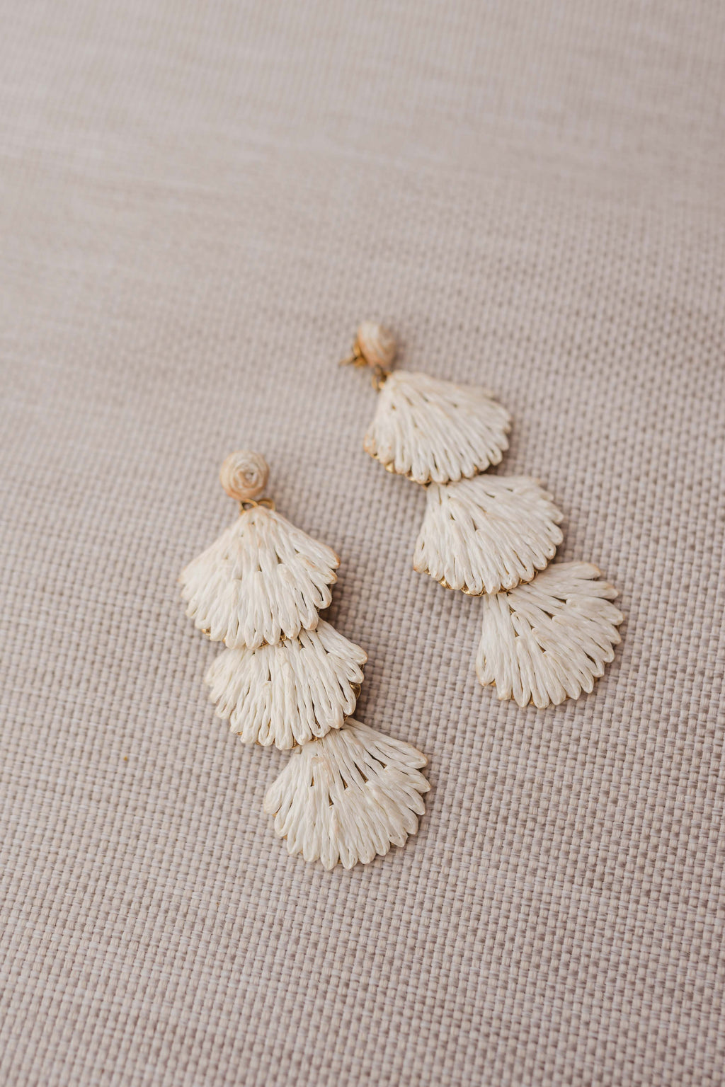 Boucles d’oreilles Essa - écrues
