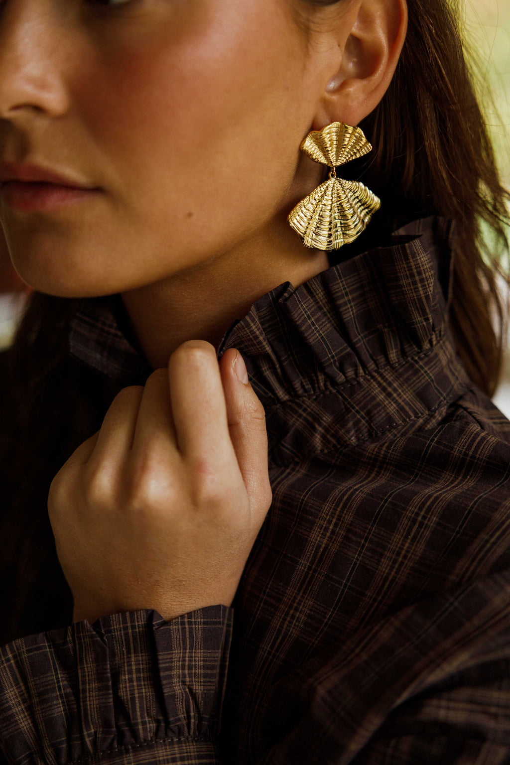 Kena earrings - golden