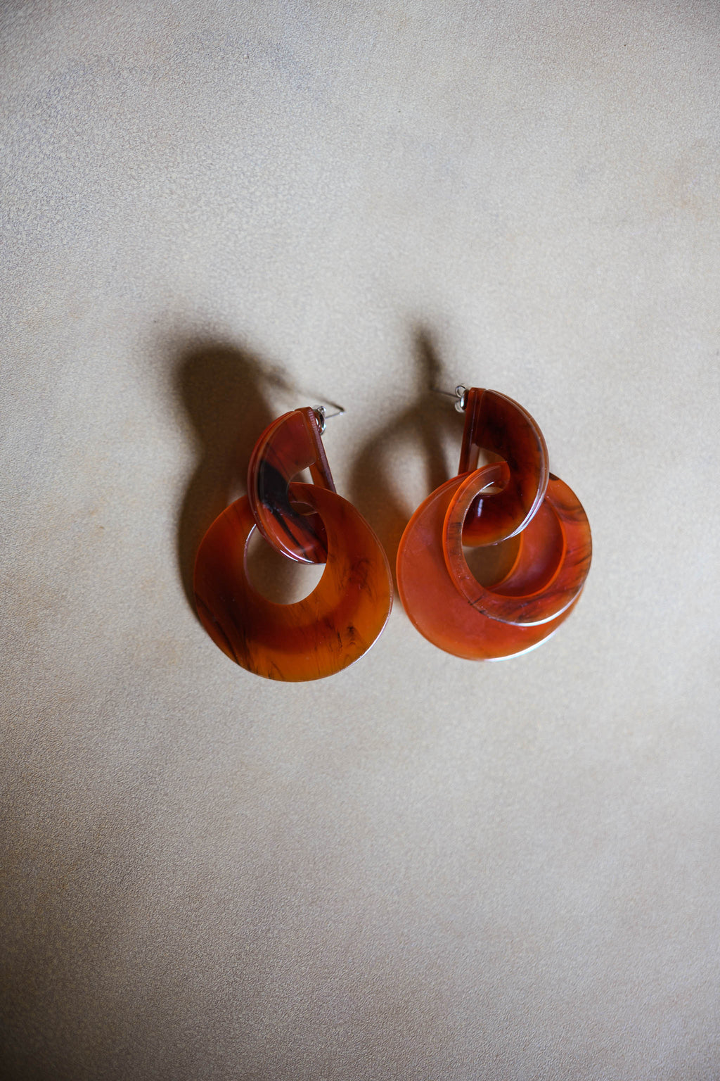 Boucles d’oreilles Zia - brunes