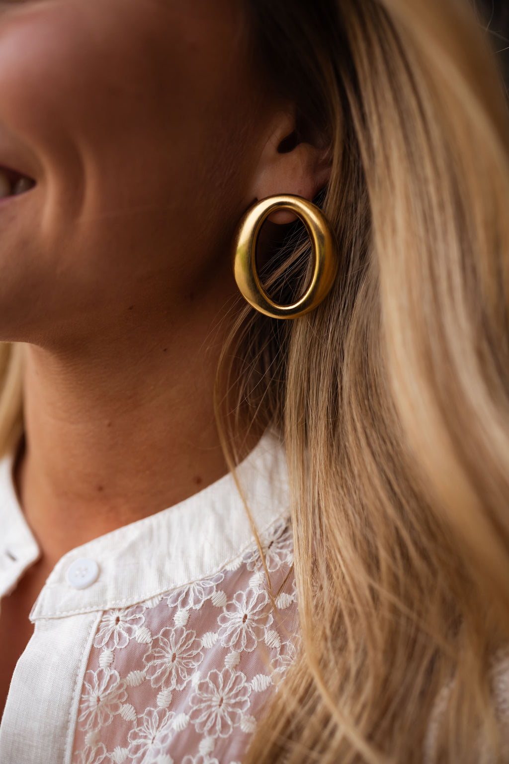 Ajna earrings - golden