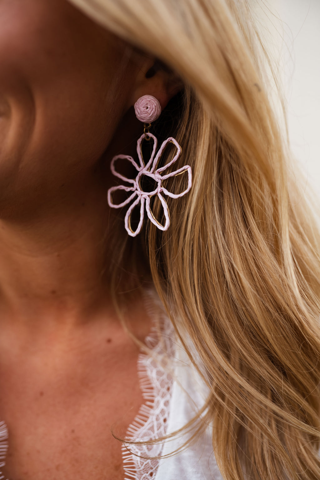 Anik earrings - pink